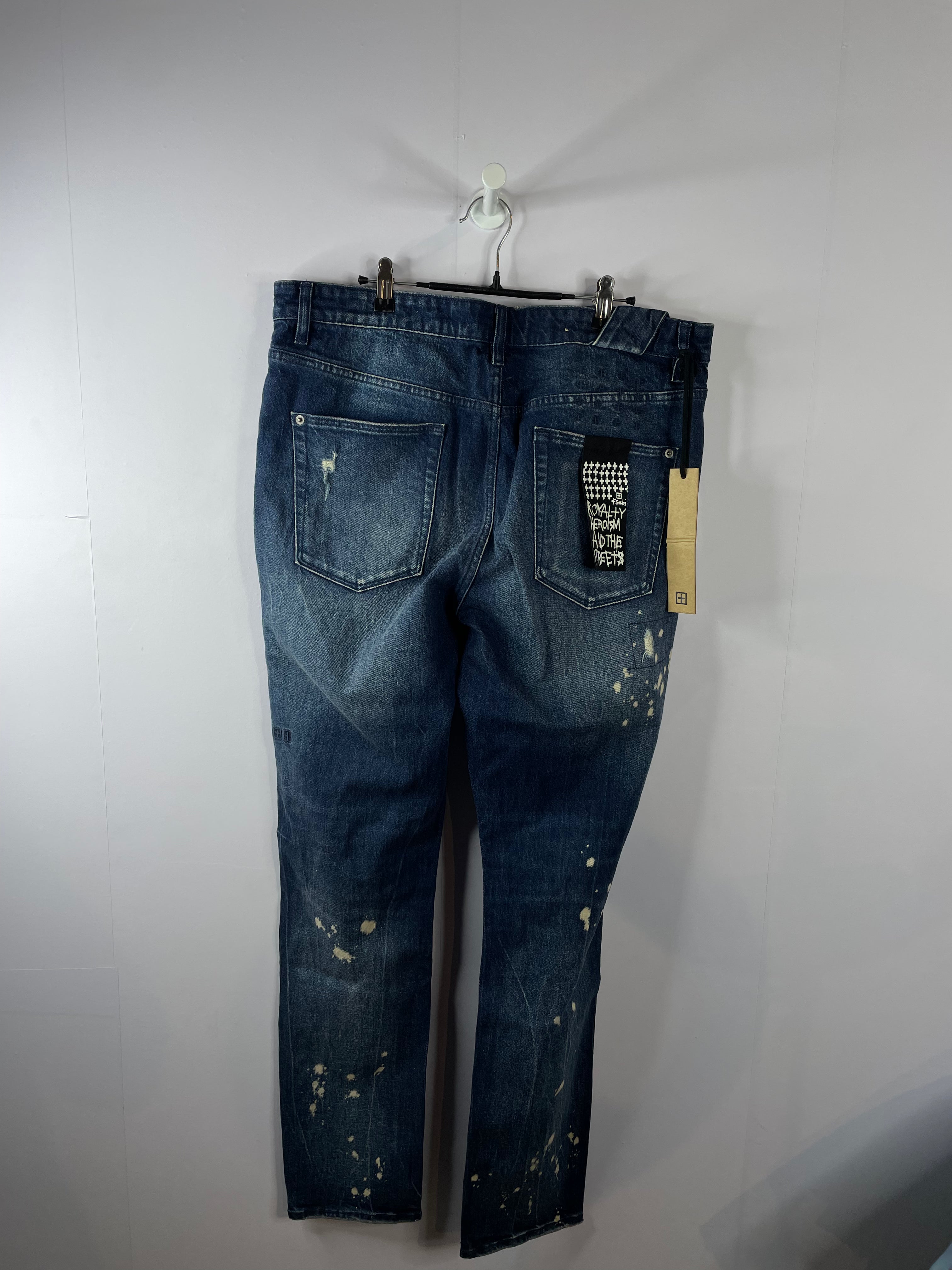 Ksubi Dark Wash Ripped Jeans