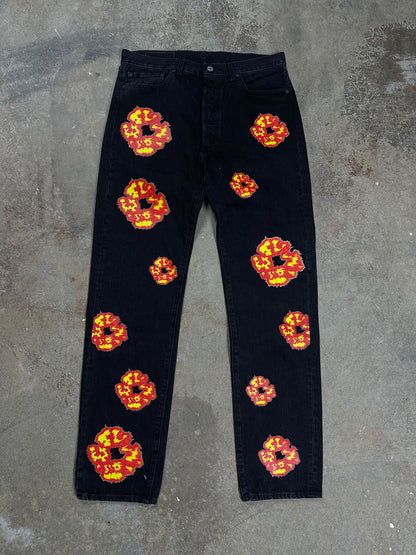 Denim Tears Jeans Offset Black Used 34