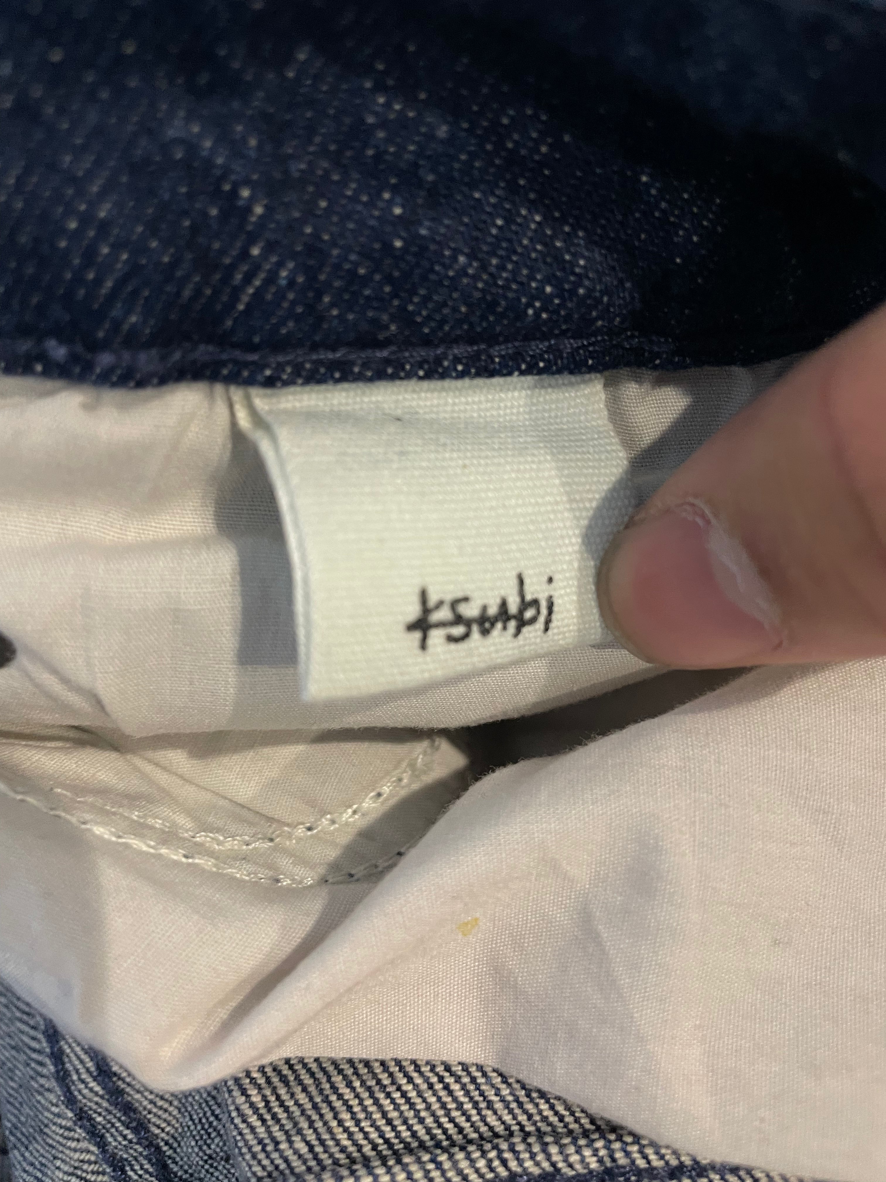 Ksubi Dark Wash Ripped Jeans