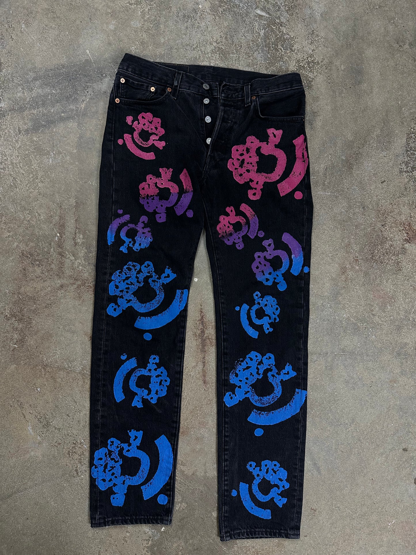 Denim Tears Black BSstroy Jeans Used 30