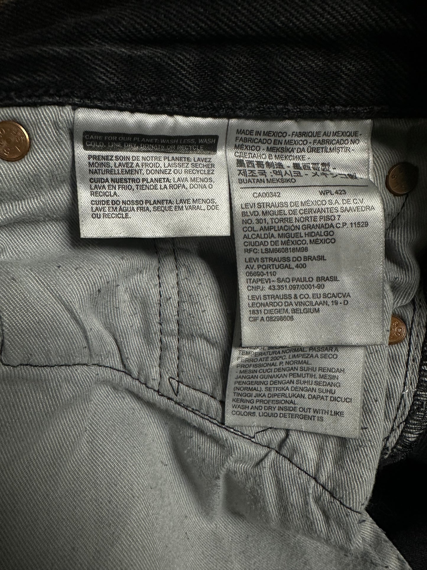 Denim Tears Black BSstroy Jeans Used 30