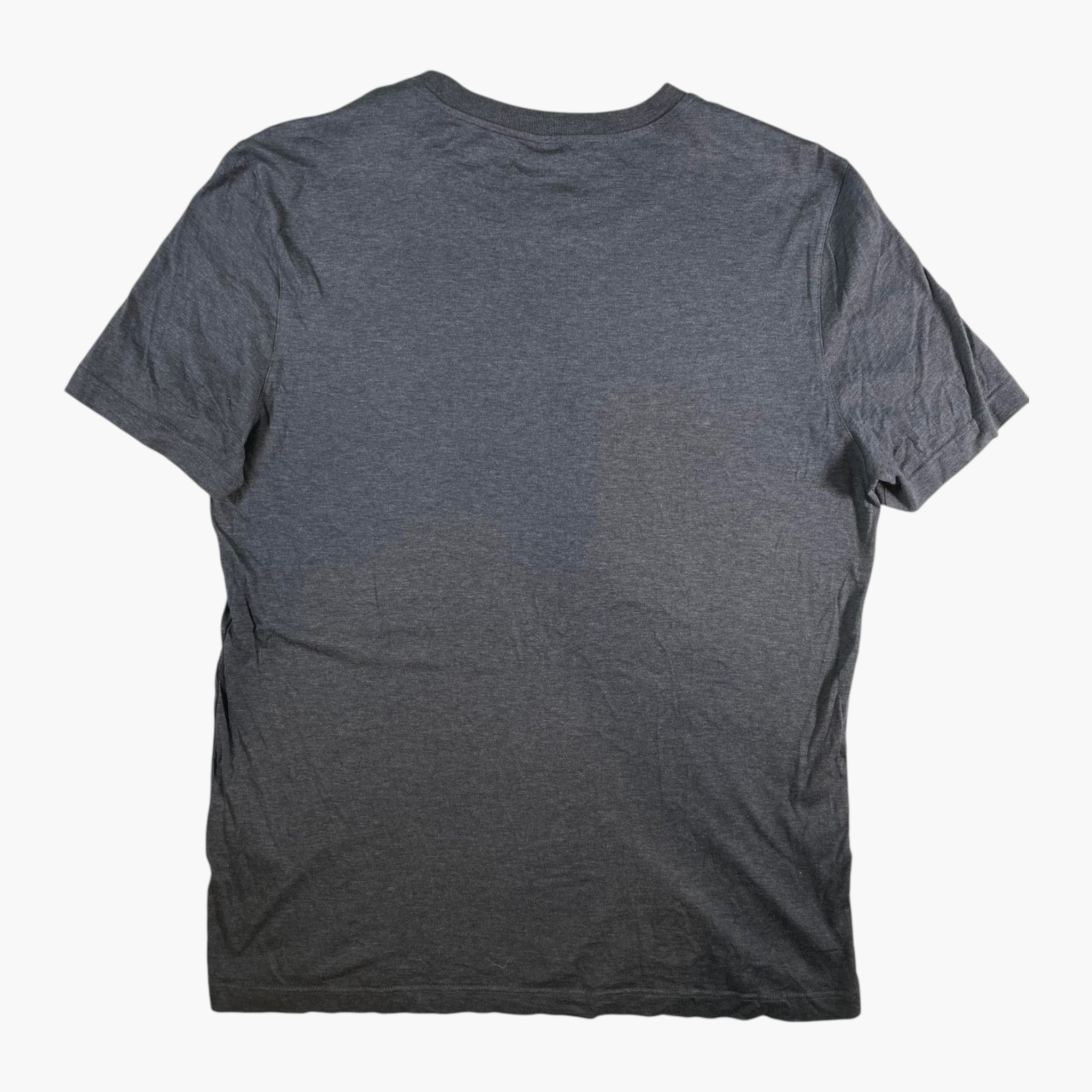 Louis Vuitton Tonal Embroidered Logo Grey Tee