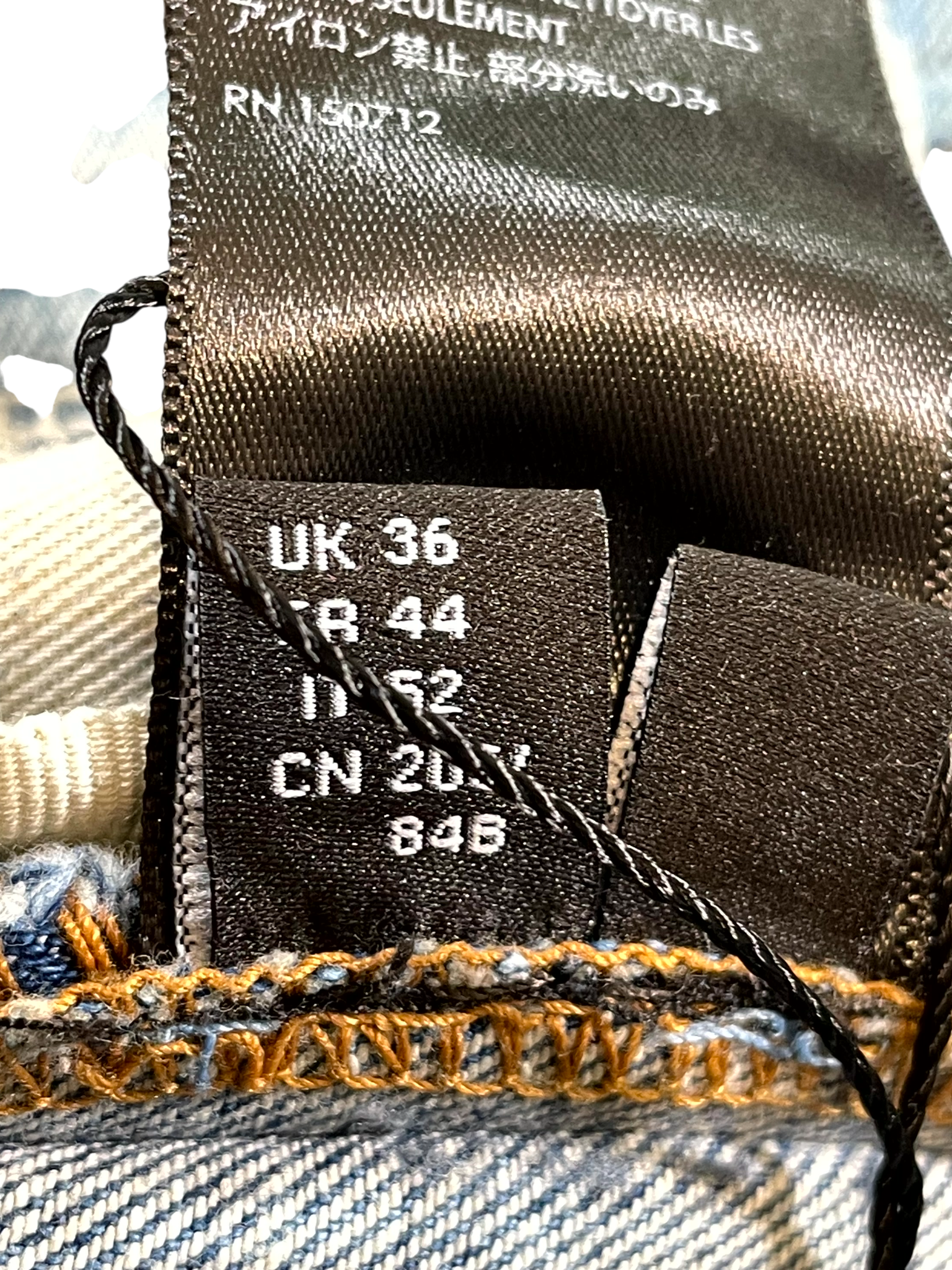Amiri Multi Stitch Light Wash Jeans