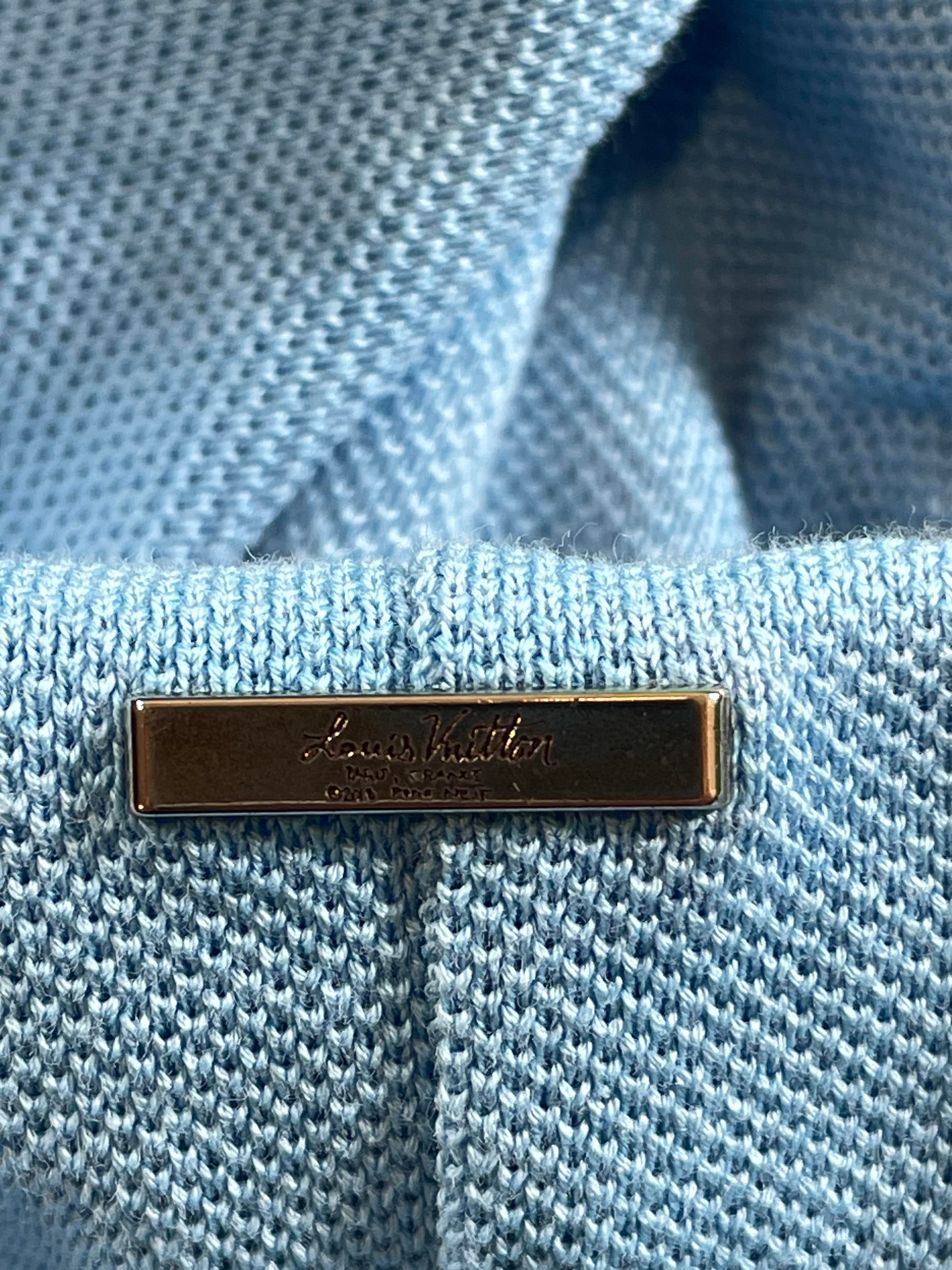 Louis Vuitton Damier Baby Blue Polo
