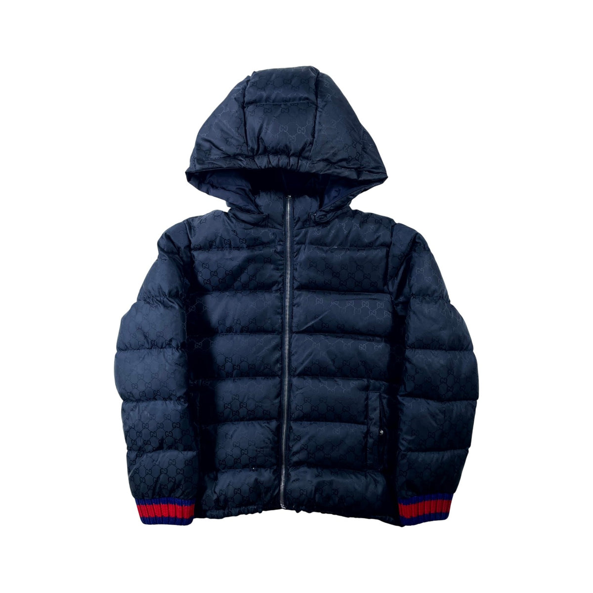 Gucci Monogram (Kid's) Navy Puffer Jacket