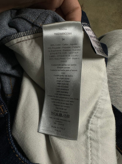 Dior Selvedge Monogram Jeans Used 34