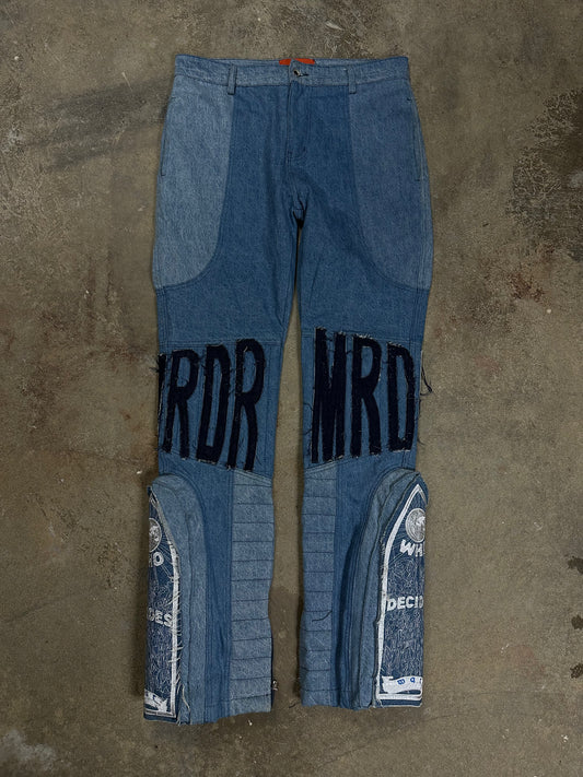 WDW Moto Denim Light Wash Navy Used 32