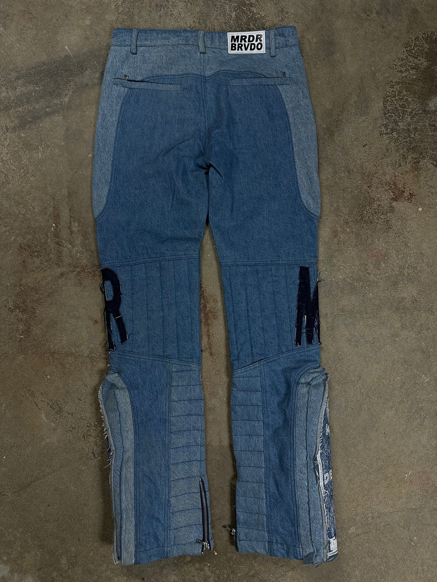 WDW Moto Denim Light Wash Navy Used 32