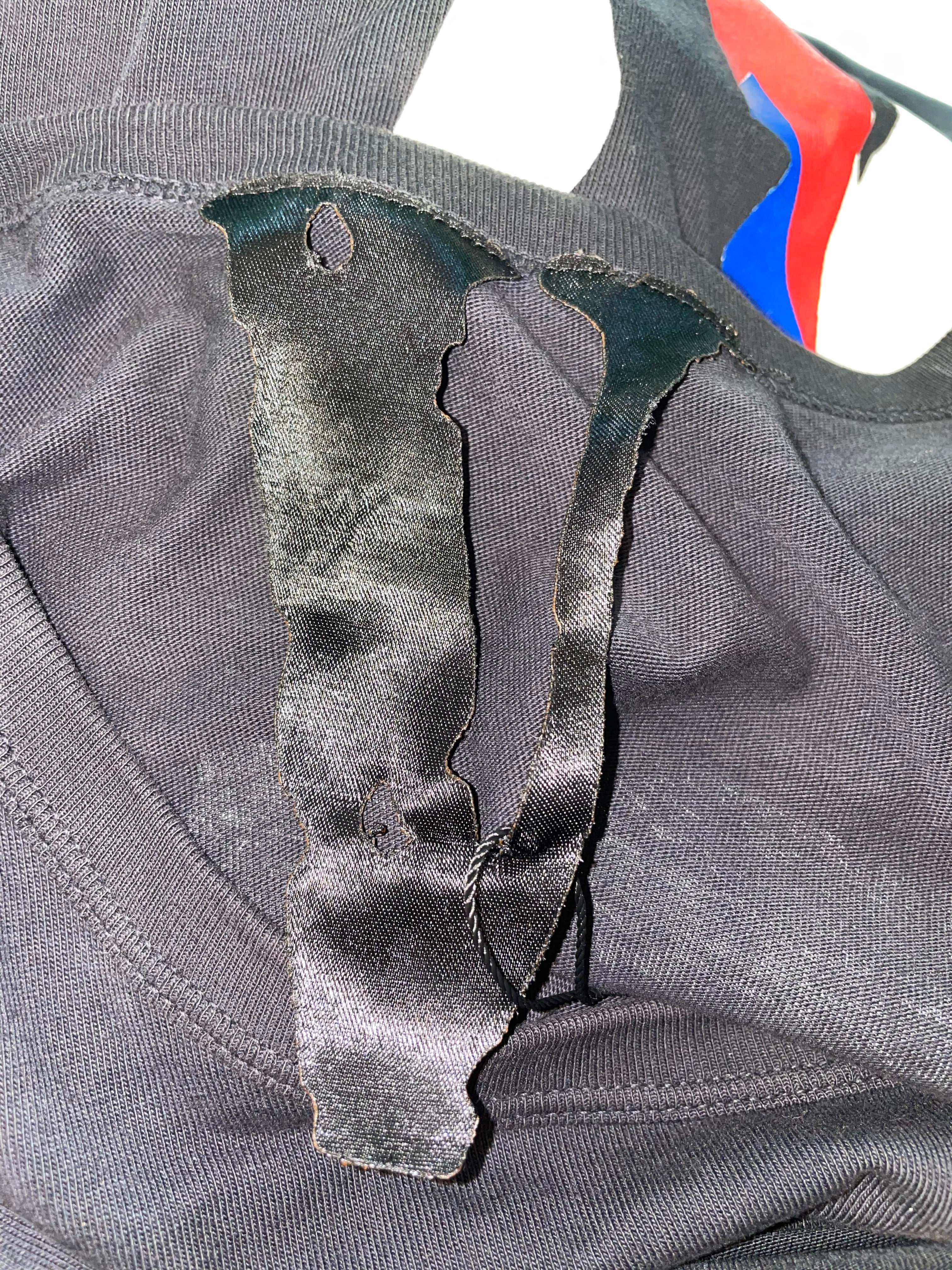 Vlone Friends Blue & Red, Black Tee