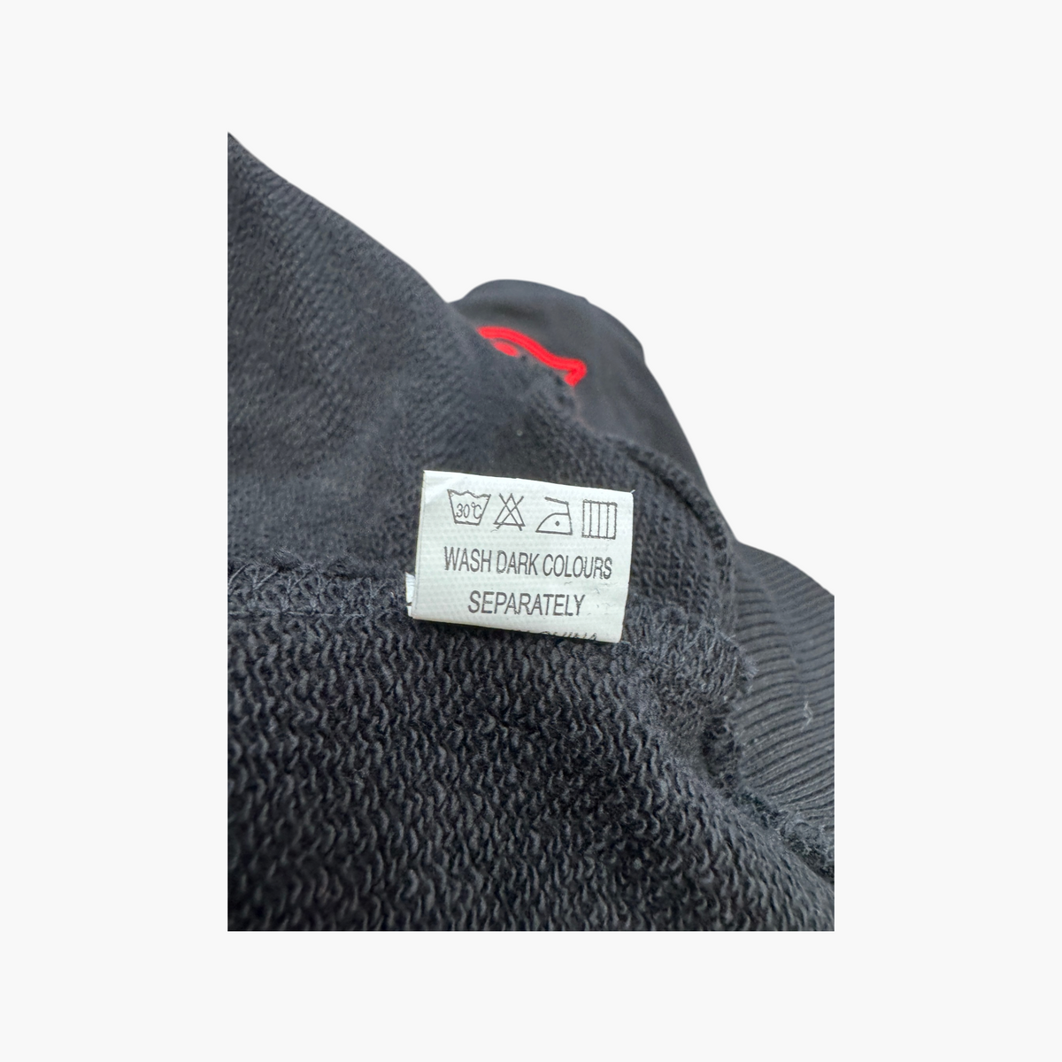 Godspeed Red Outline Black Zip Up