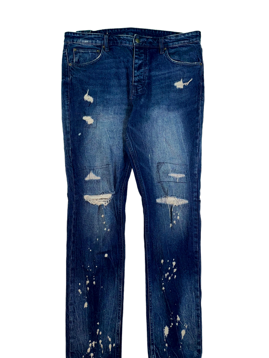 Ksubi Ripped Blue Jeans
