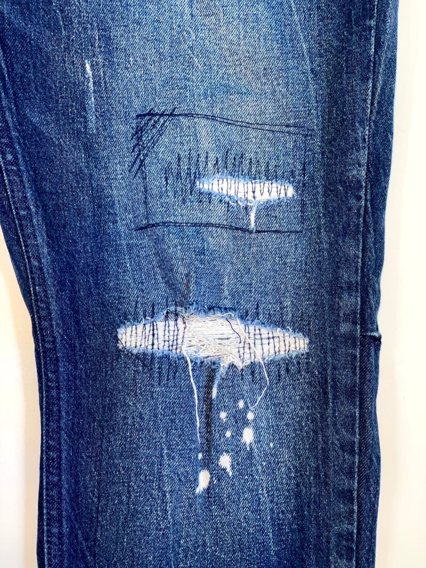 Ksubi Ripped Blue Jeans