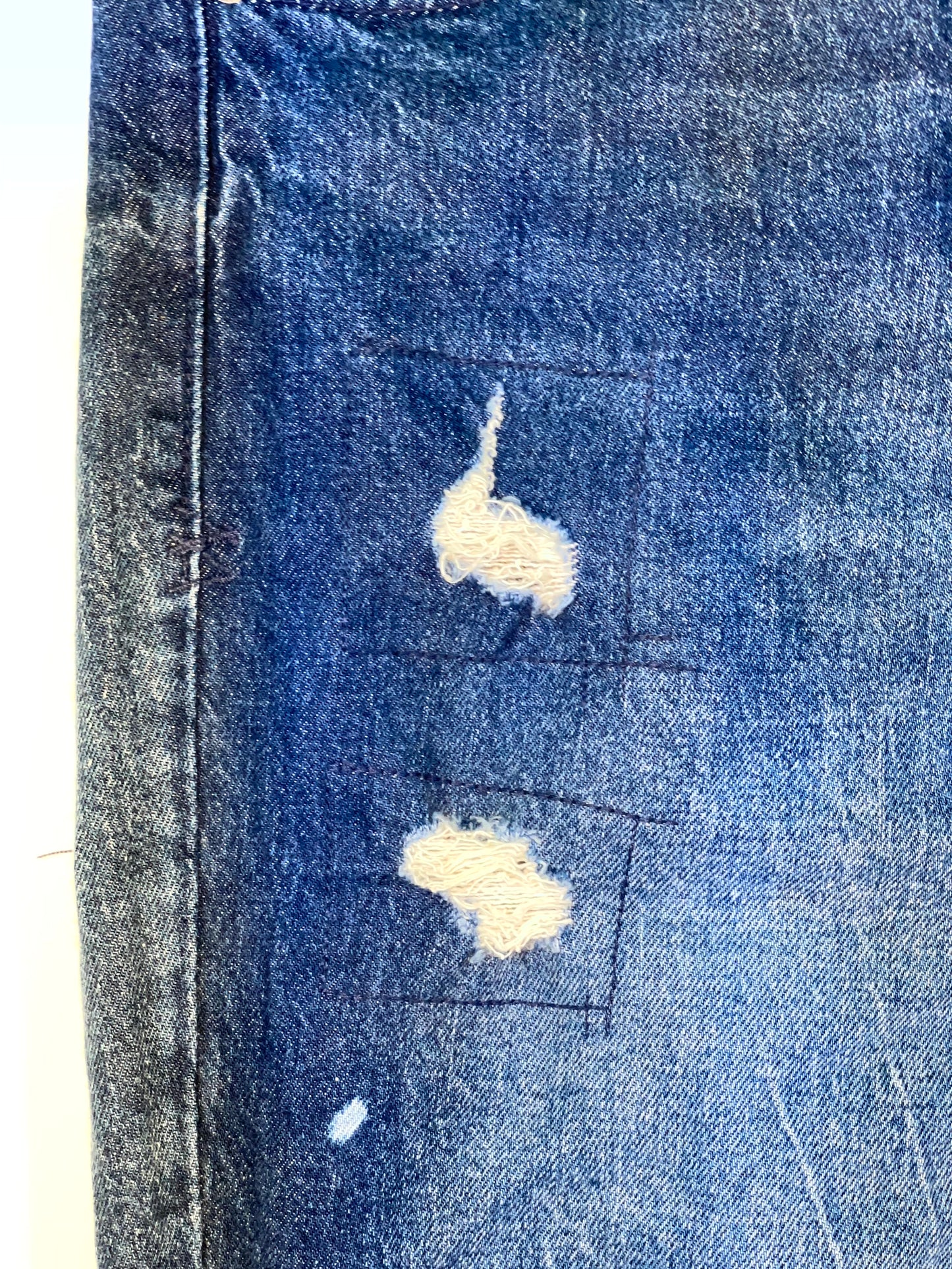 Ksubi Ripped Blue Jeans