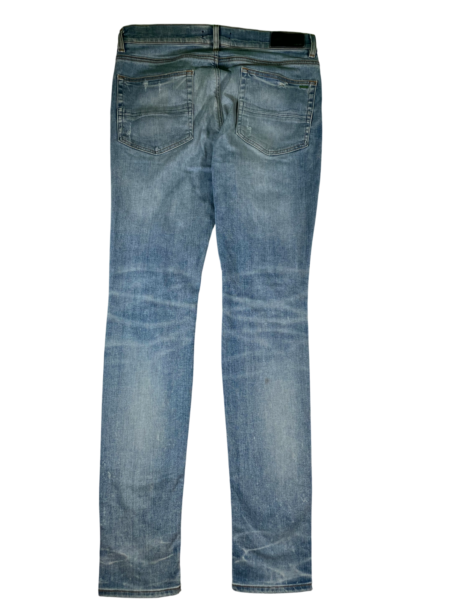 Amiri Denim Side Logo Light Wash Jeans