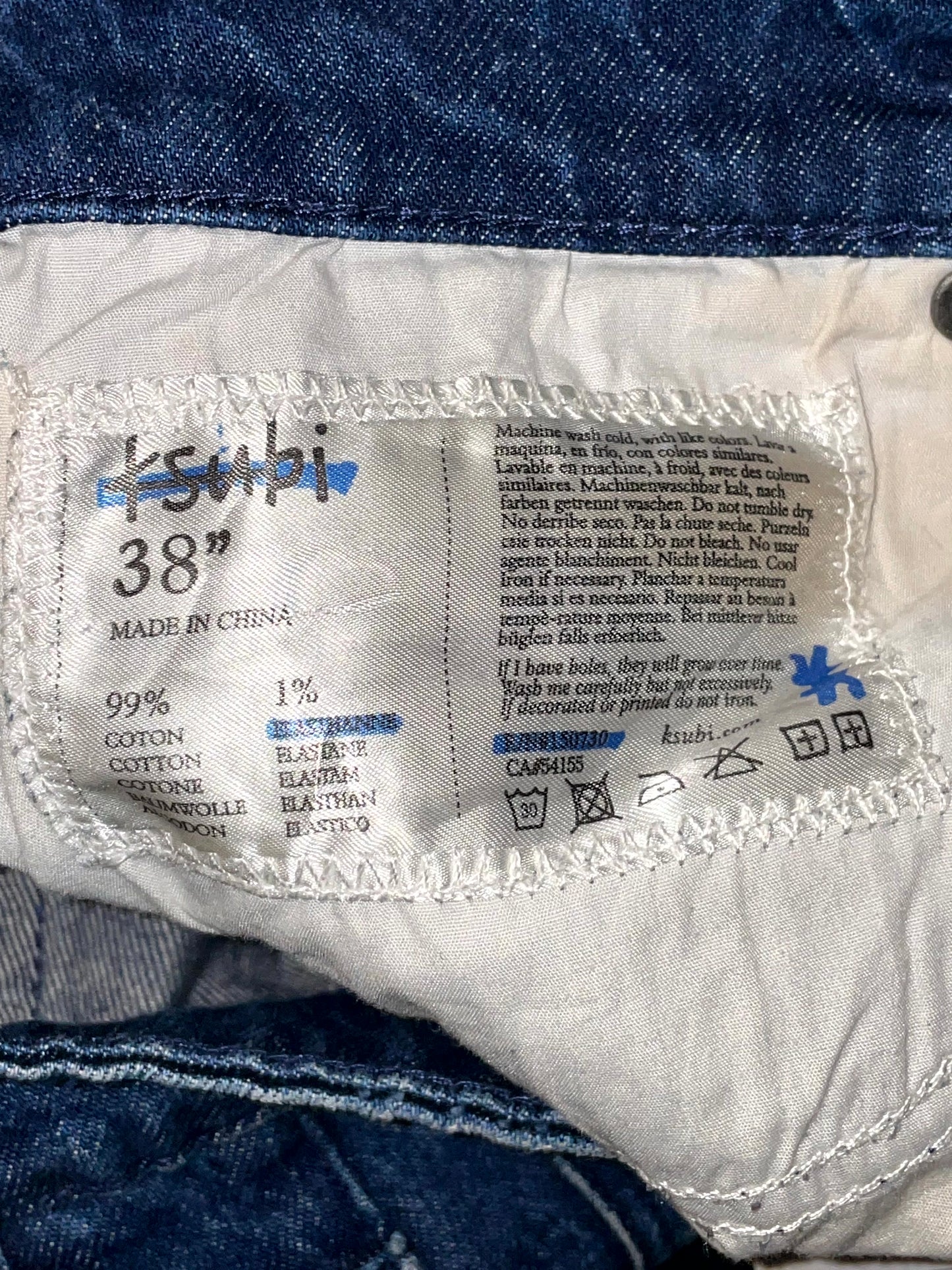 Ksubi Ripped Blue Jeans