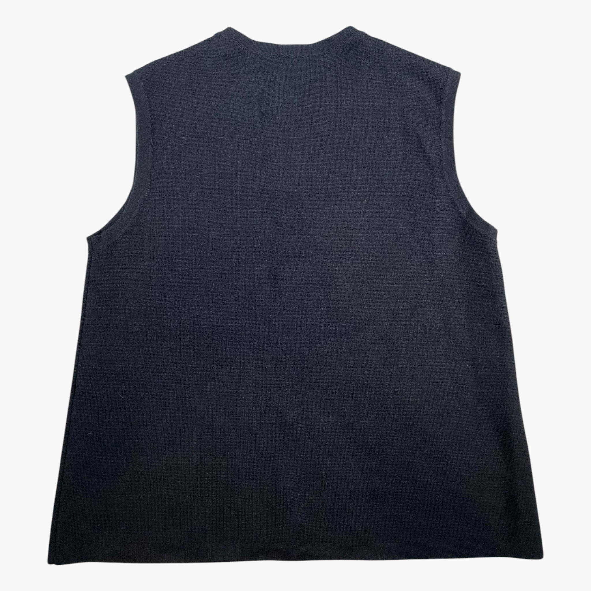Chanel Uniform Button Up Black Cardigan