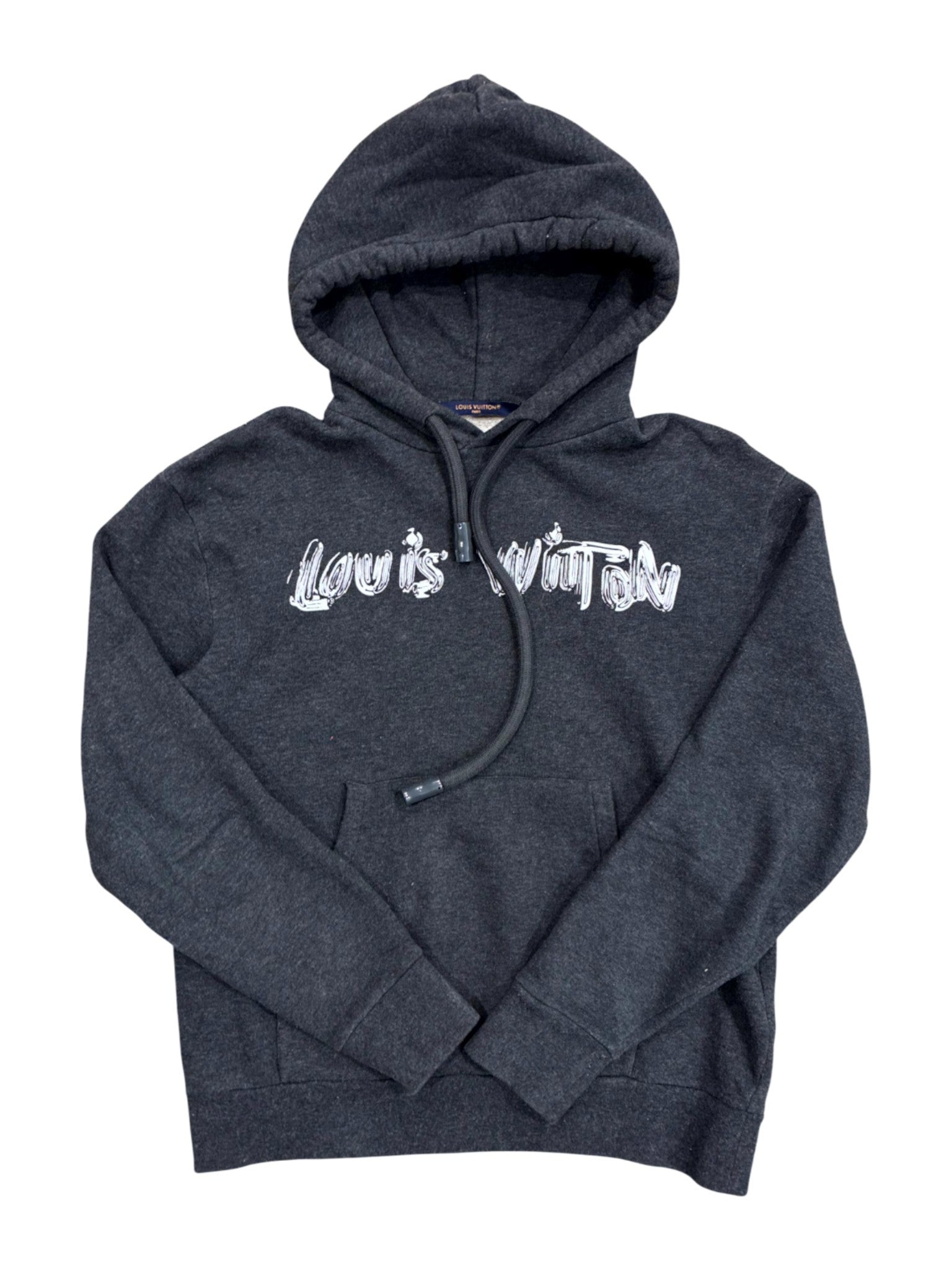 Louis Vuitton Graphic Logo Grey Hoodie
