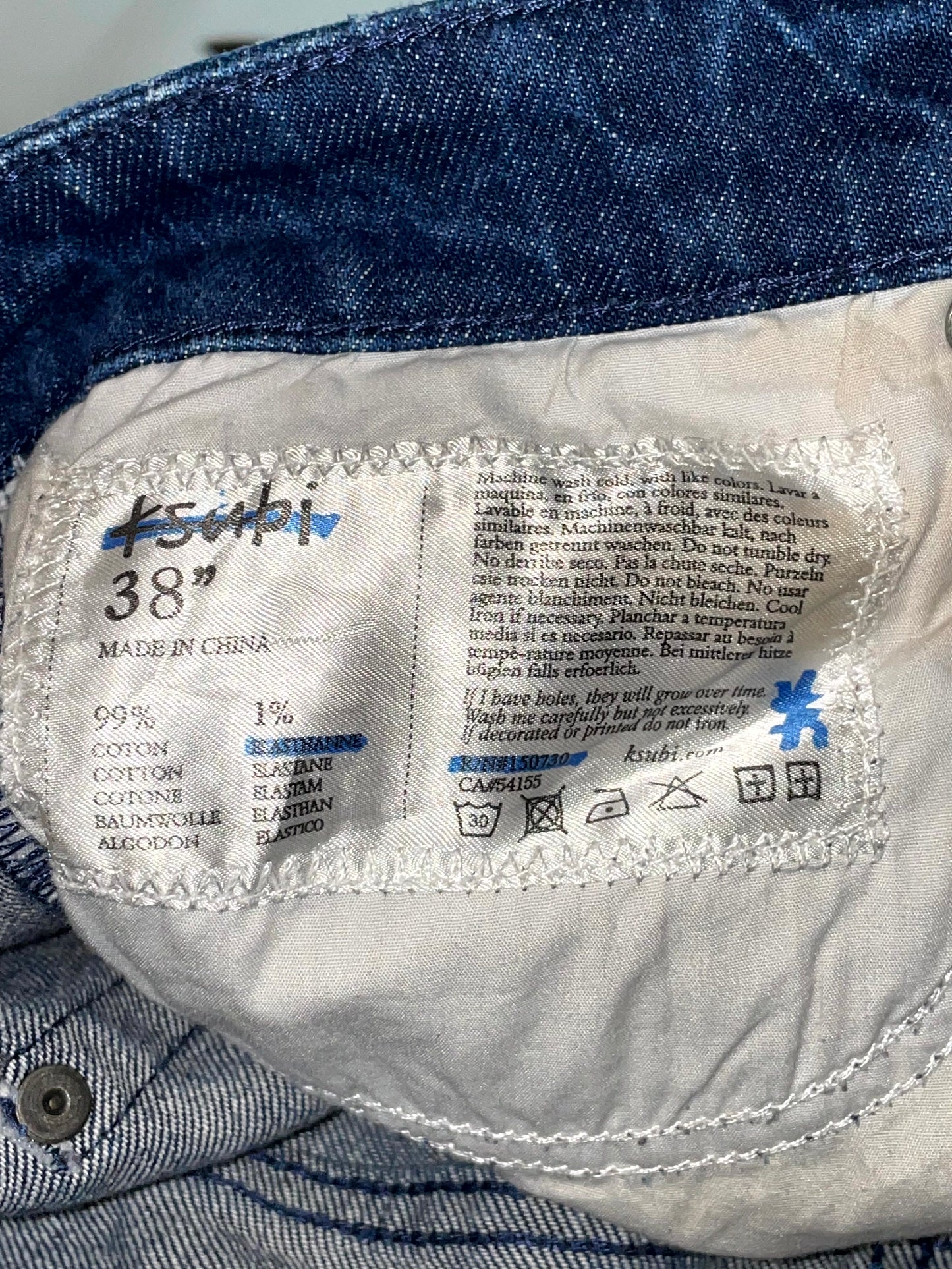 Ksubi Ripped Blue Jeans