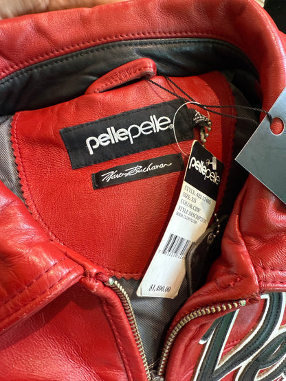 Pelle Pelle Soda Club Red Varsity Jacket