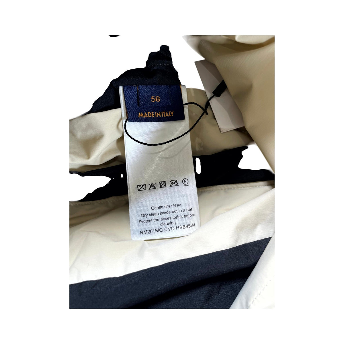 Louis Vuitton Placed Ecodown Monogram Tan & Black Puffer Jacket