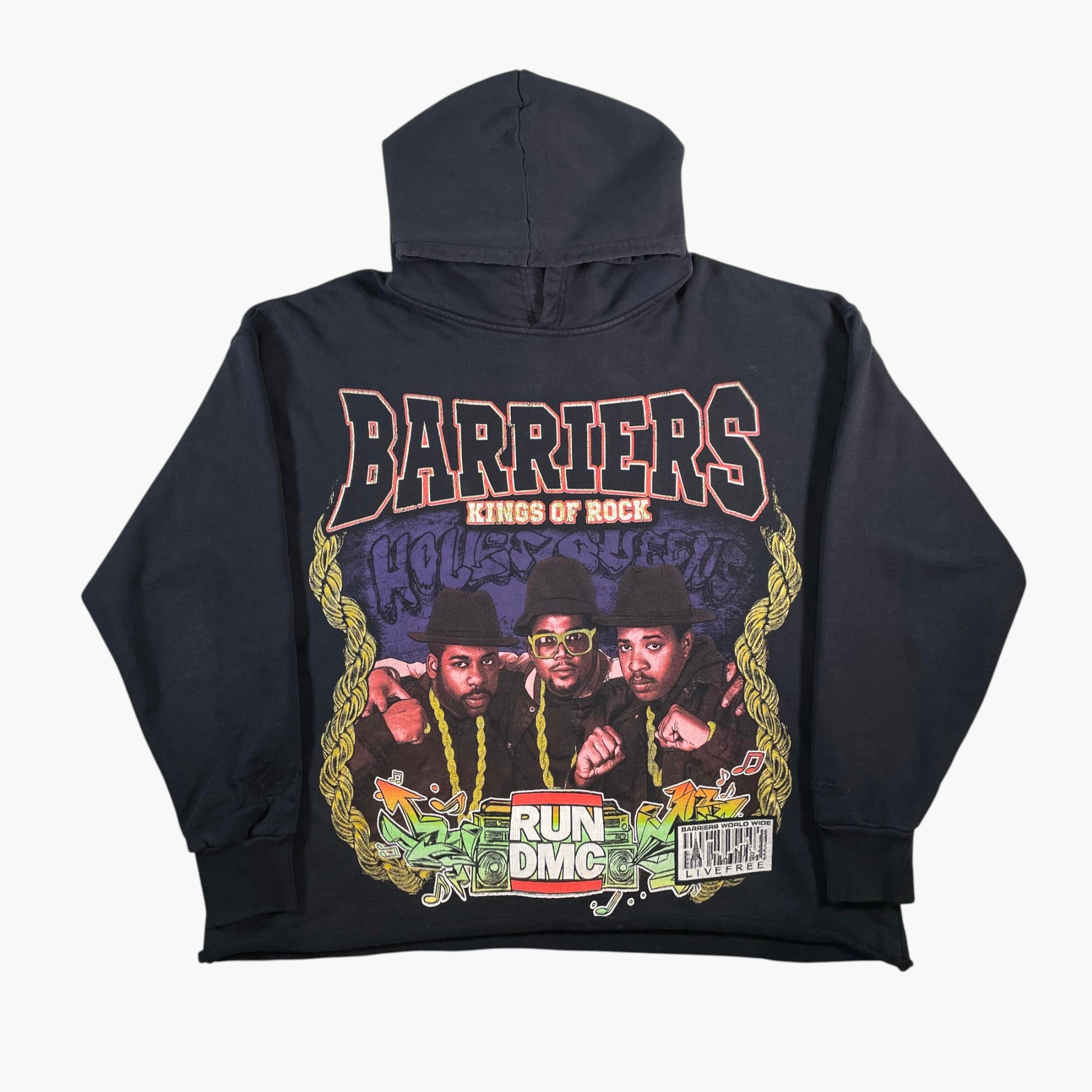 Barriers Run DMC Black Hoodie