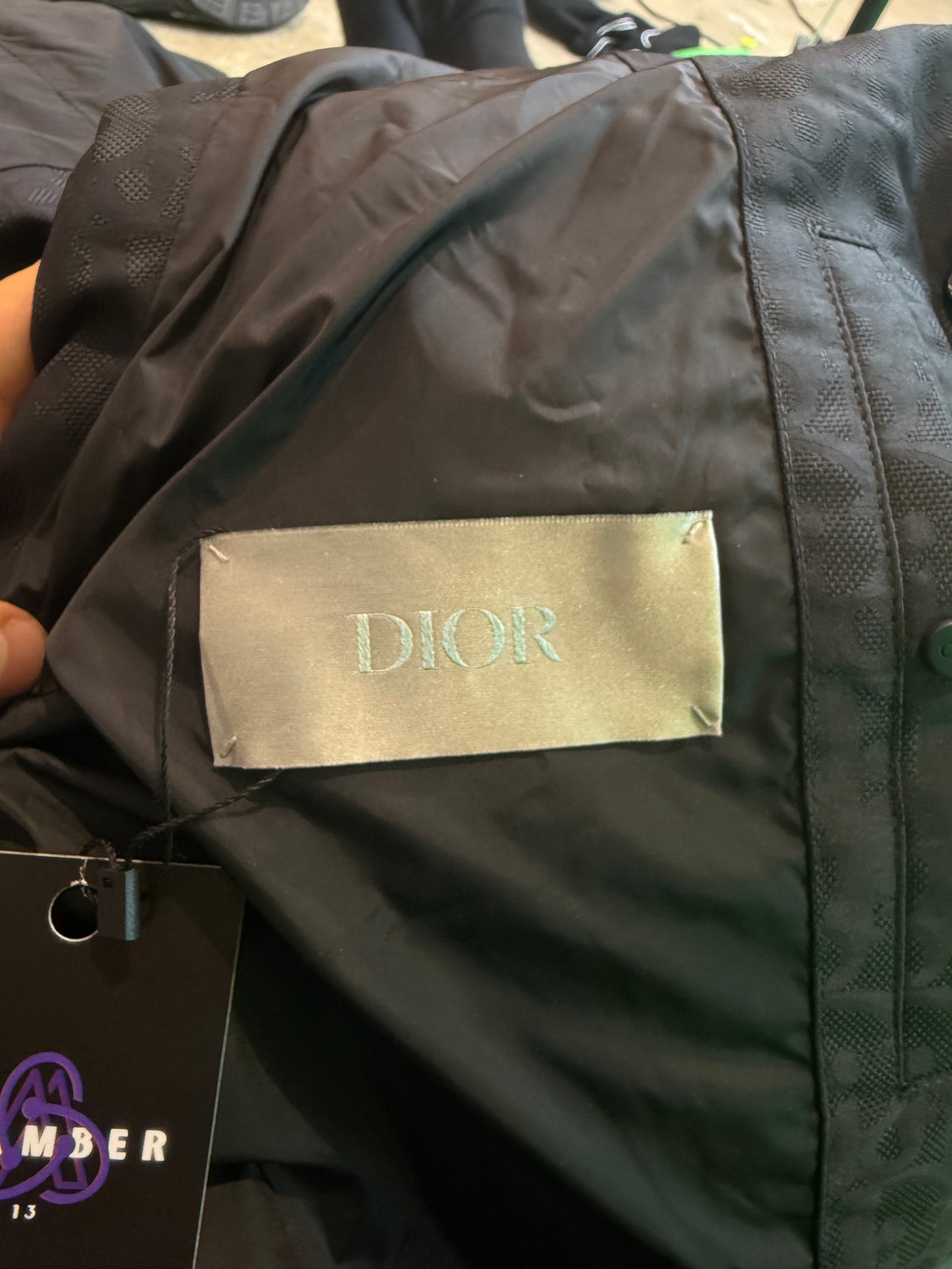 Dior Oblique Black Puffer Vest