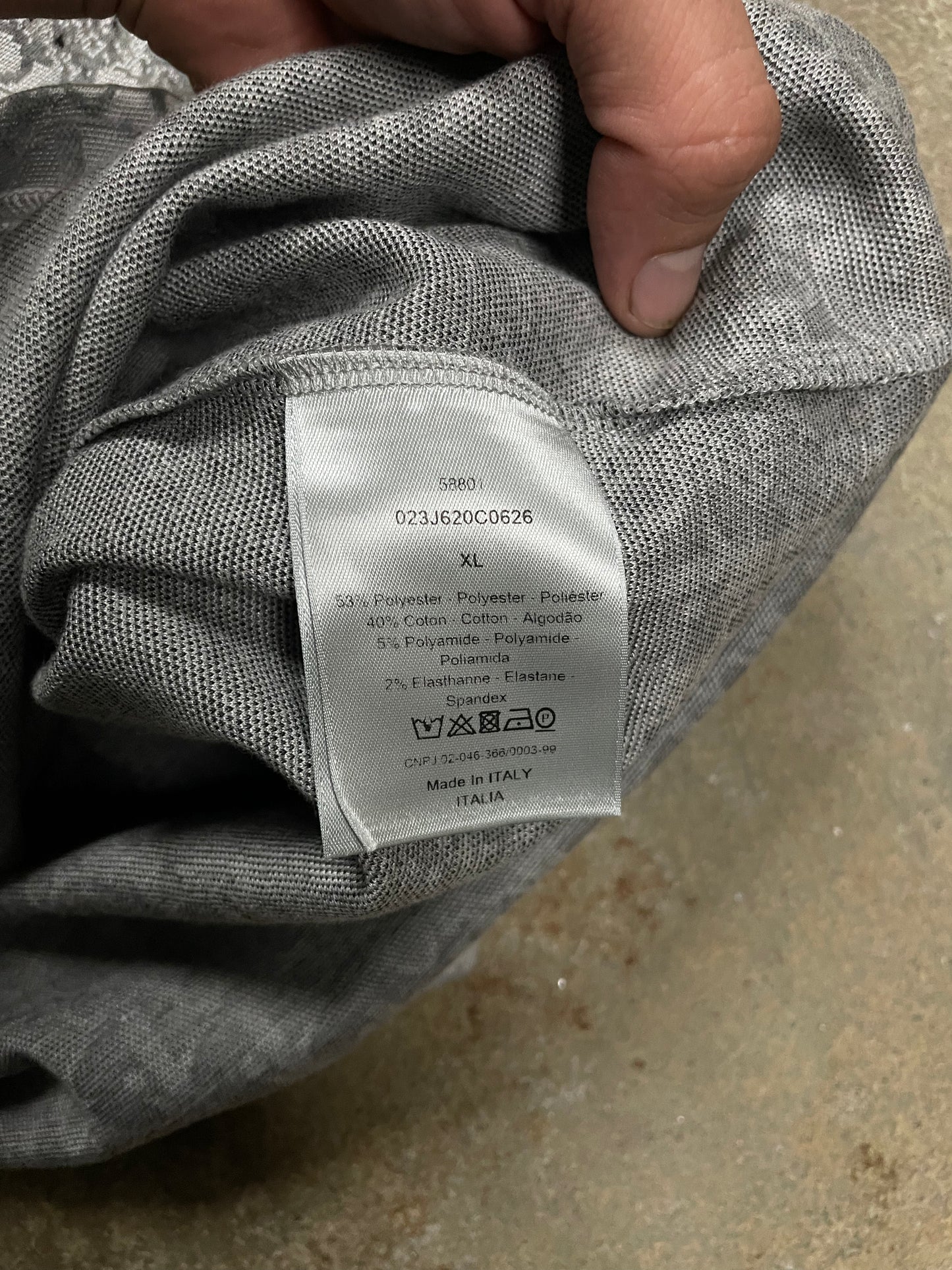 Dior Oblique Longsleeve Grey Used XL