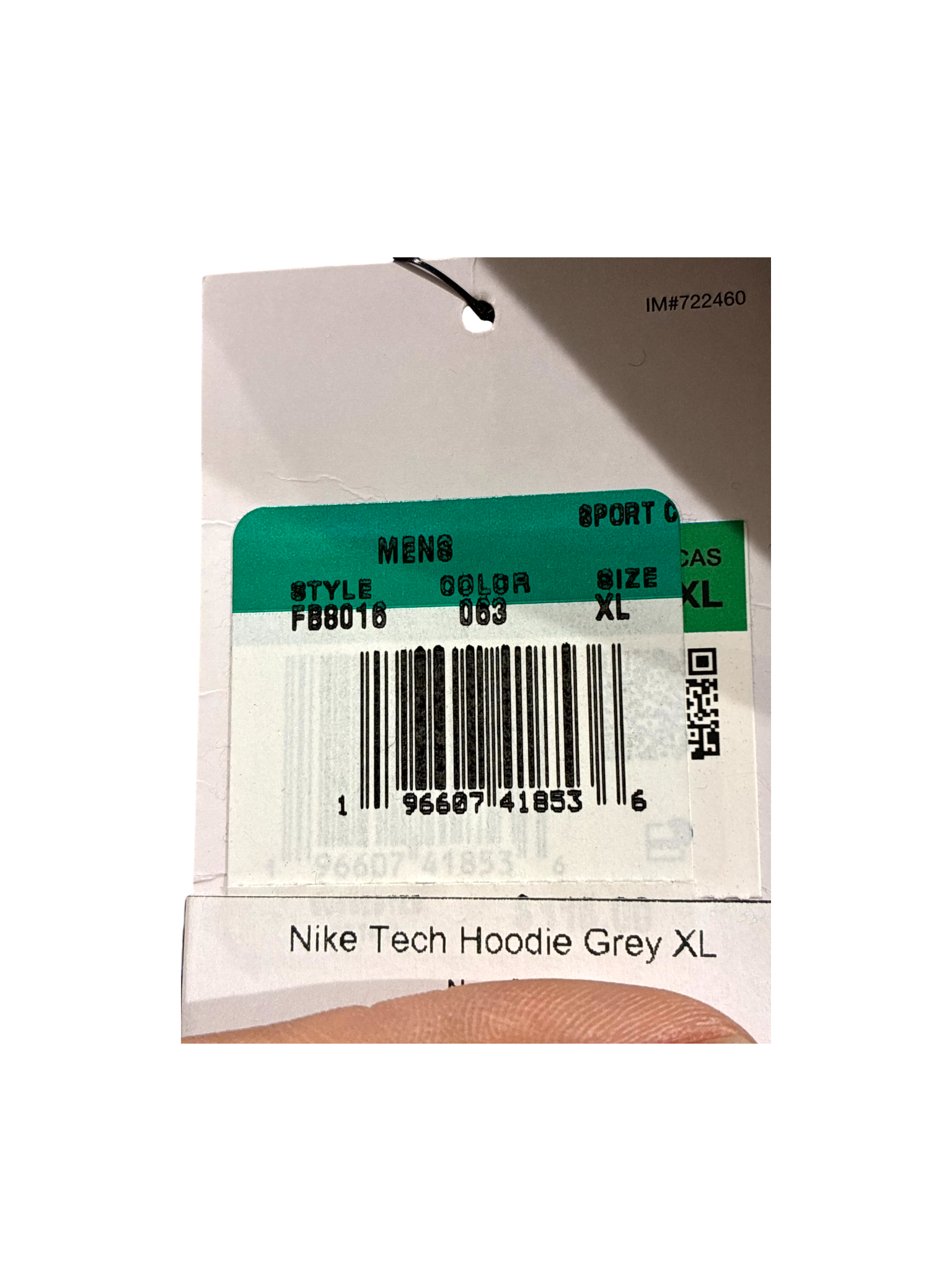 Nike Tech Grey Hoodie