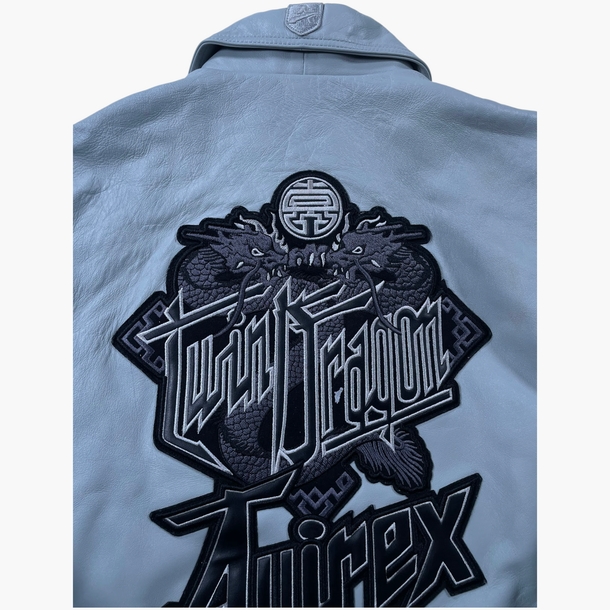 Avirex Rolls Royce Grey Varsity Jacket