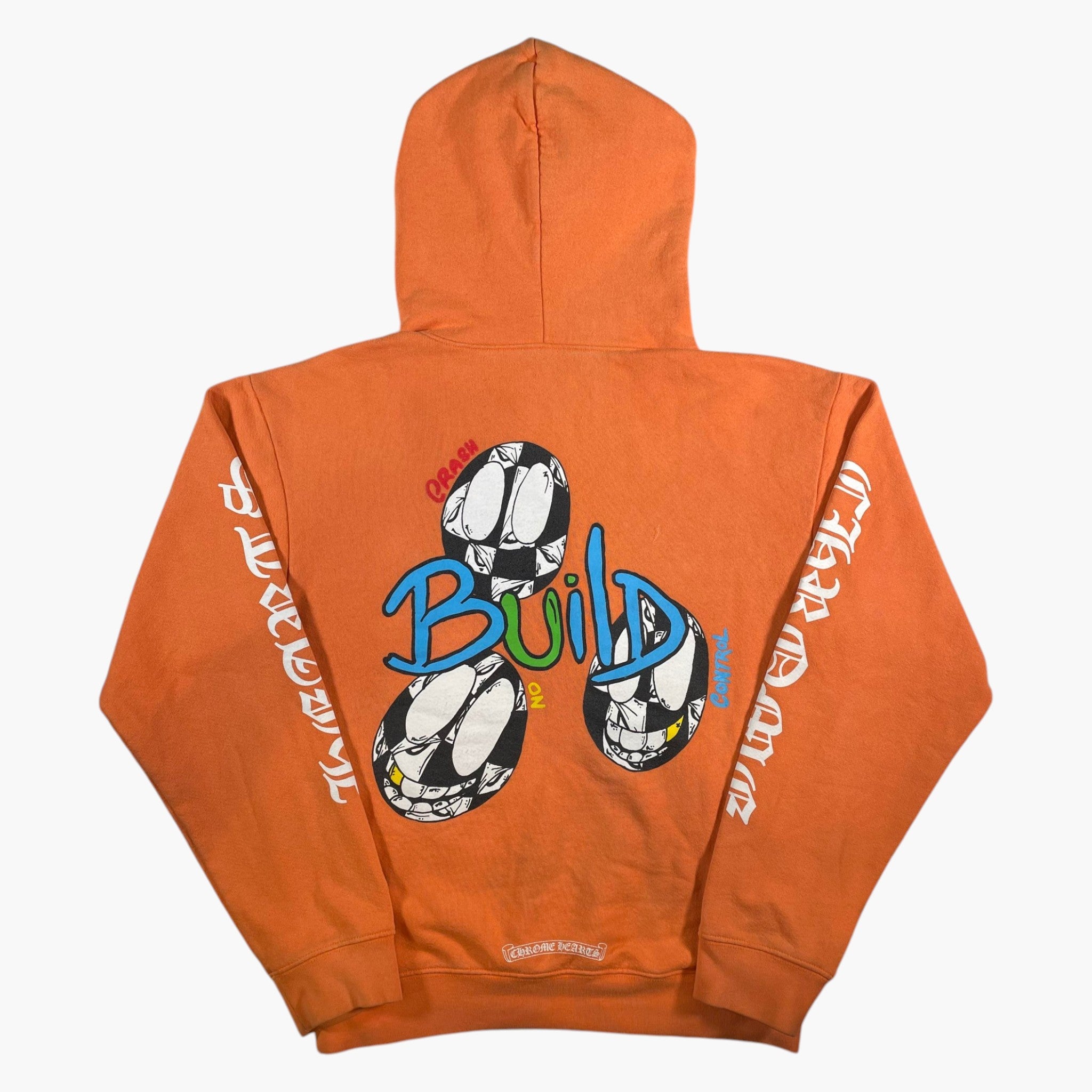Chrome Hearts Matty Boy Link Build Orange Hoodie