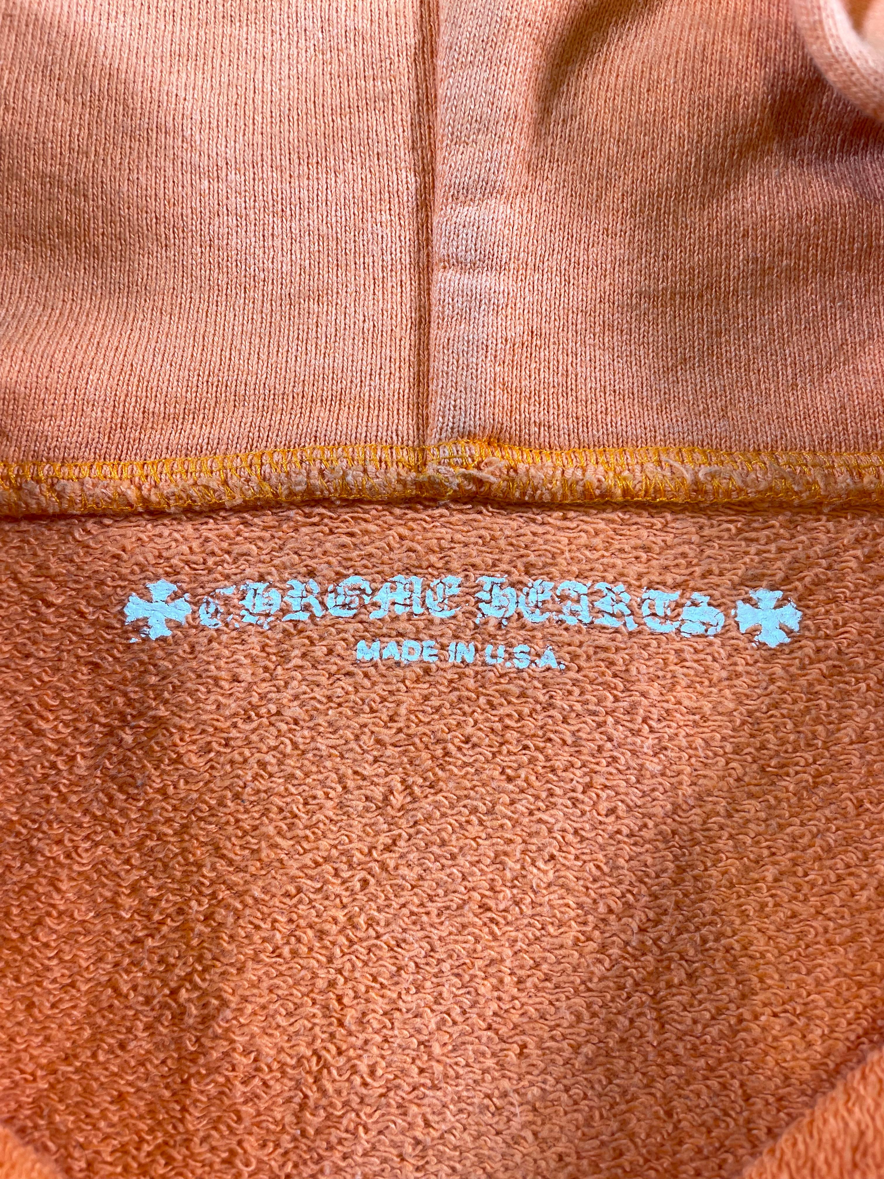 Chrome Hearts Matty Boy Link Build Orange Hoodie