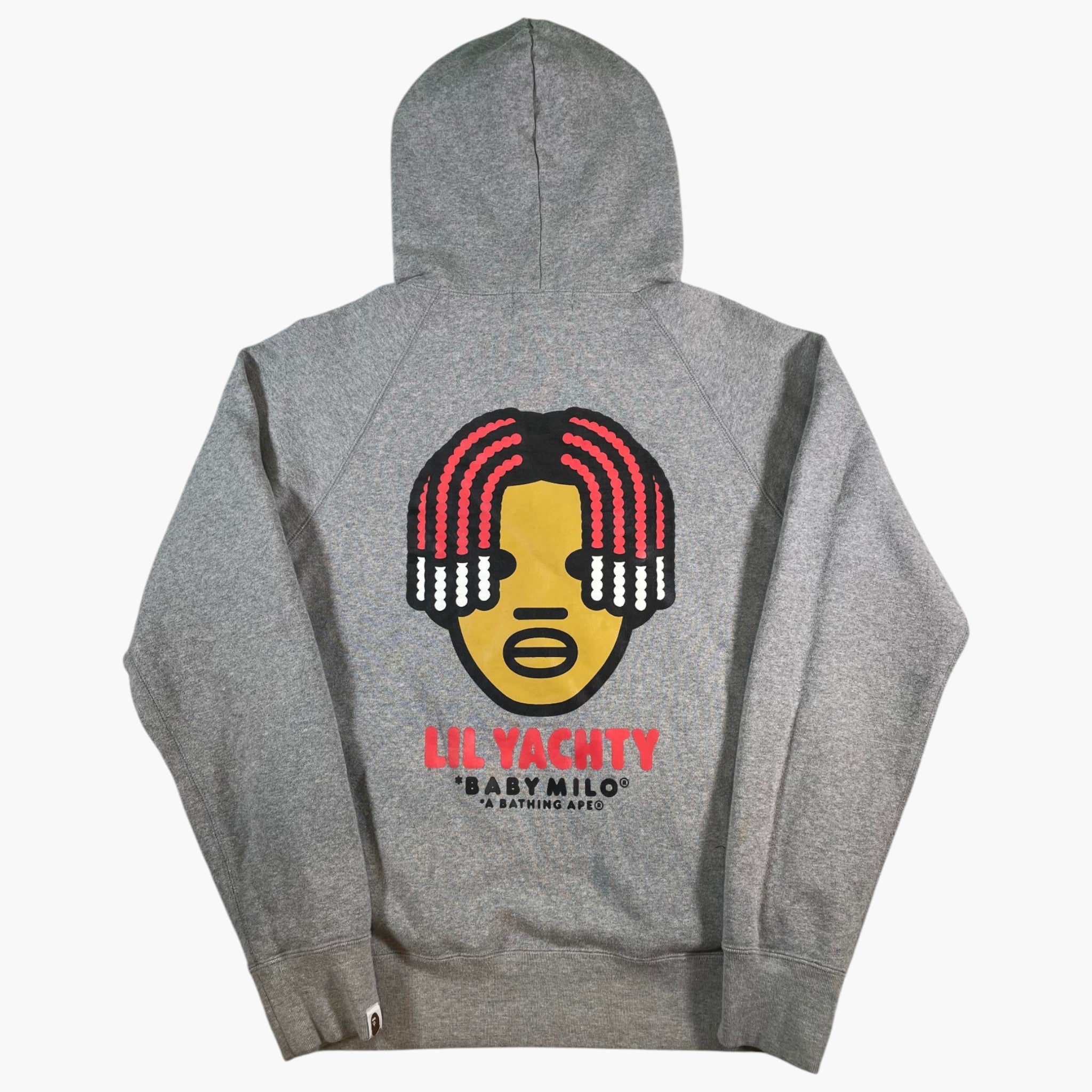 BAPE Marvel Lil Boat Grey Hoodie