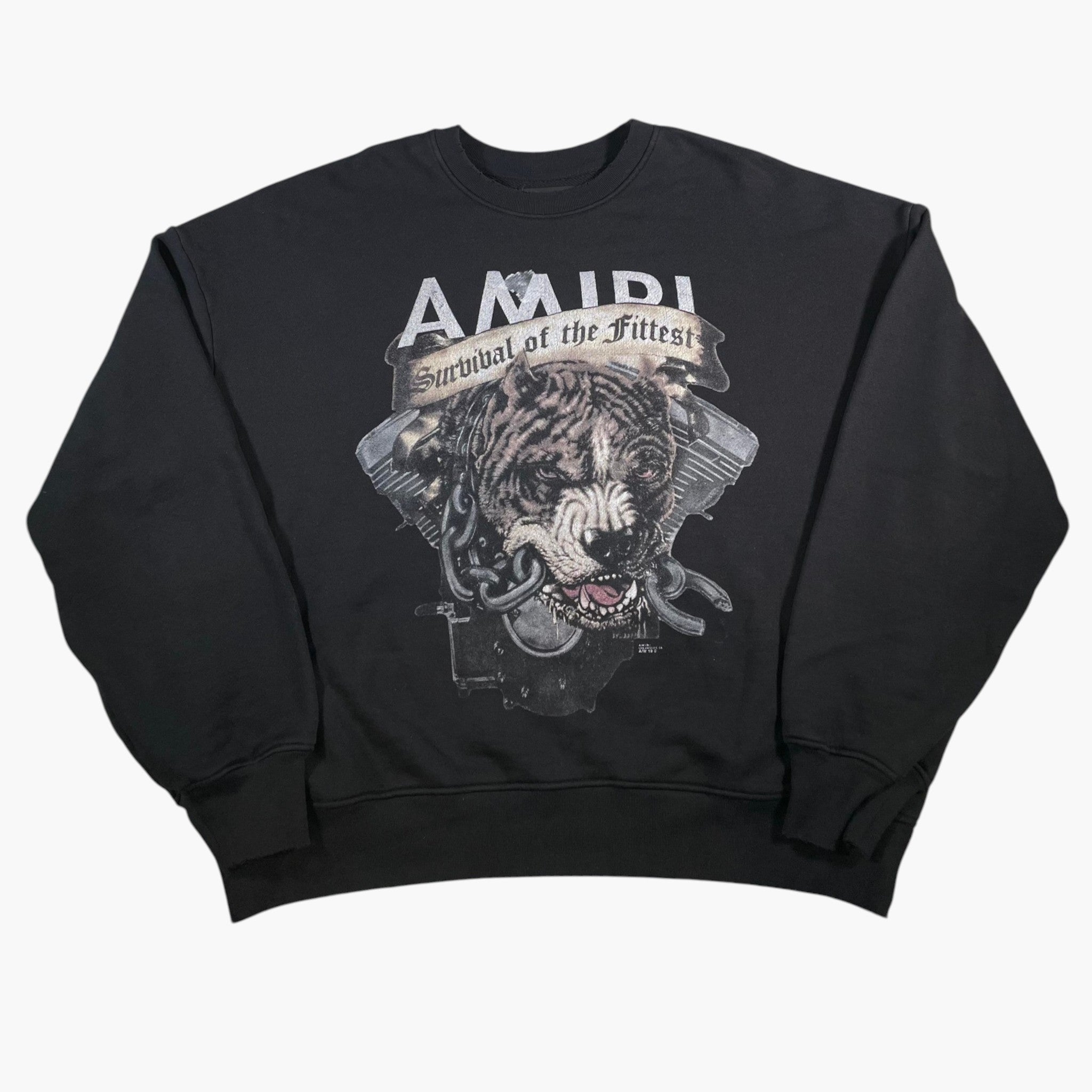 Gucci Bulldog Crewneck Black Sweater