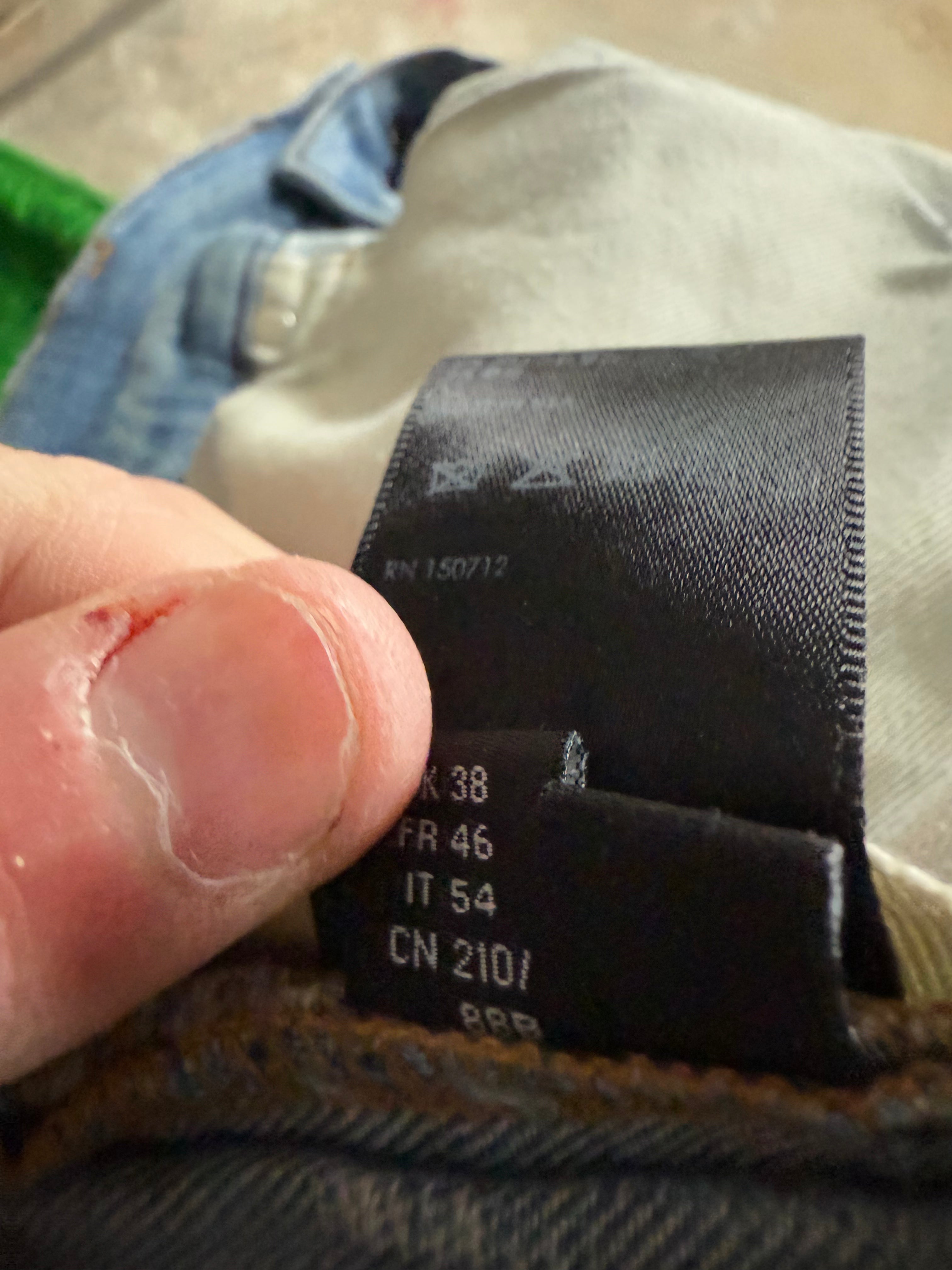 Amiri MX1 Black Blue Paisley 38 Used