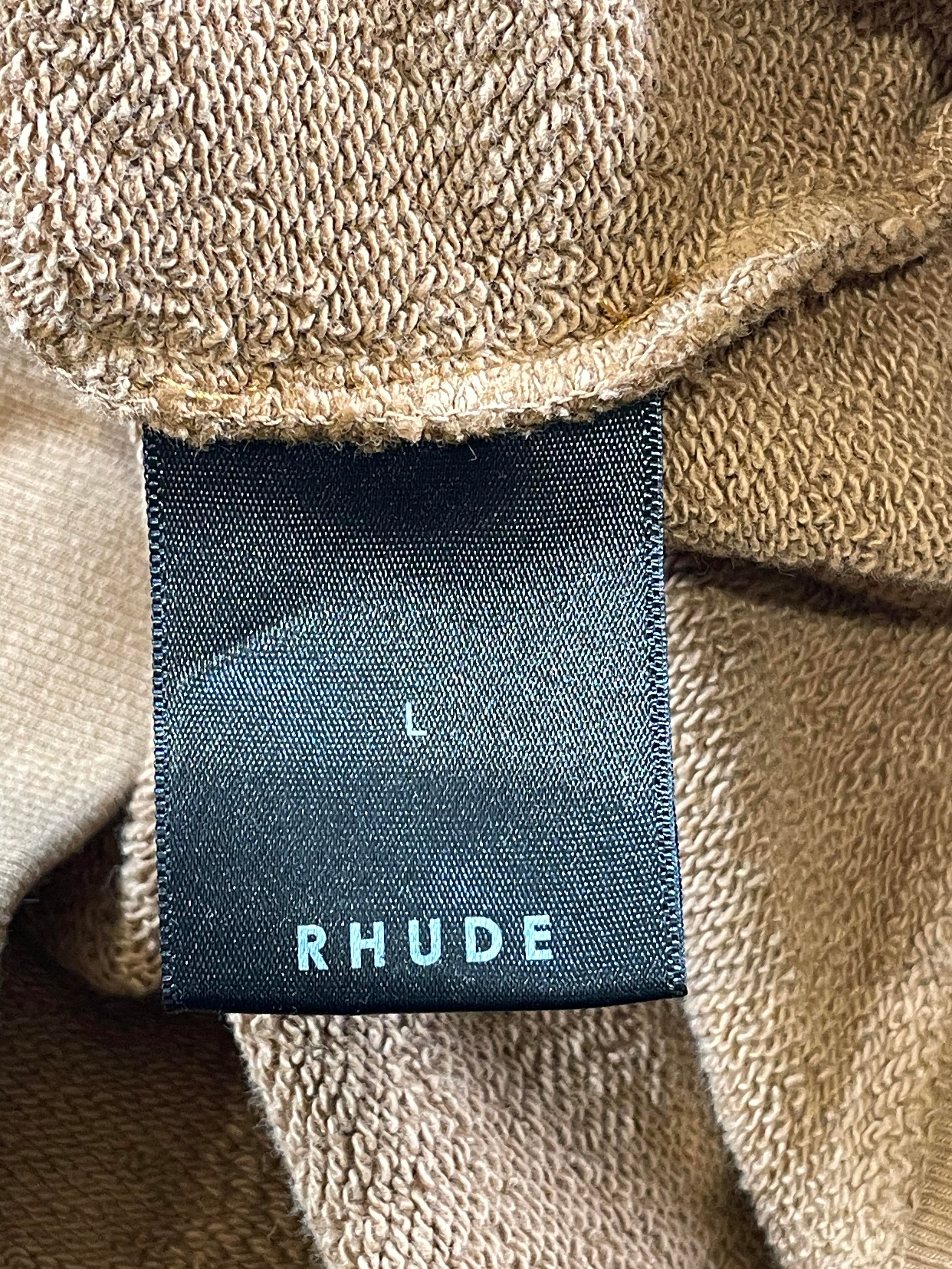 Rhude Classique Brown Hoodie