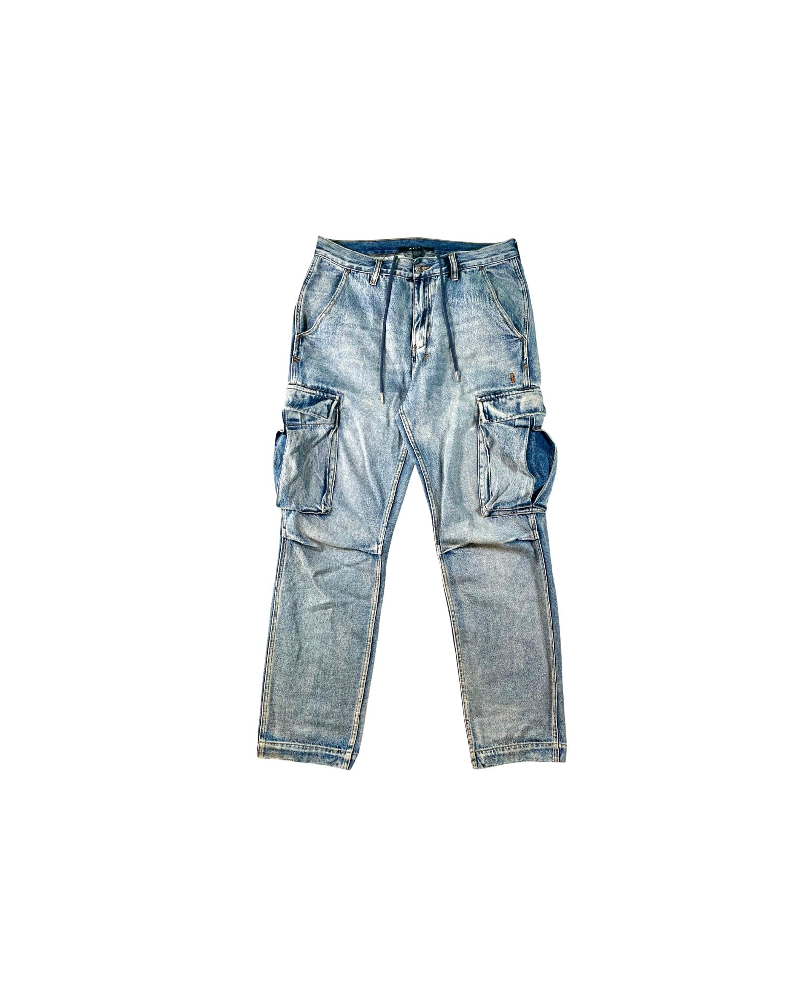 Ksubi Denim Light Wash Cargo Pants