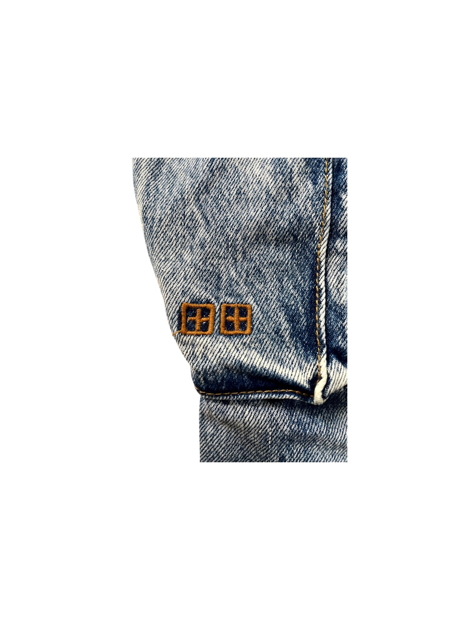 Ksubi Denim Light Wash Cargo Pants