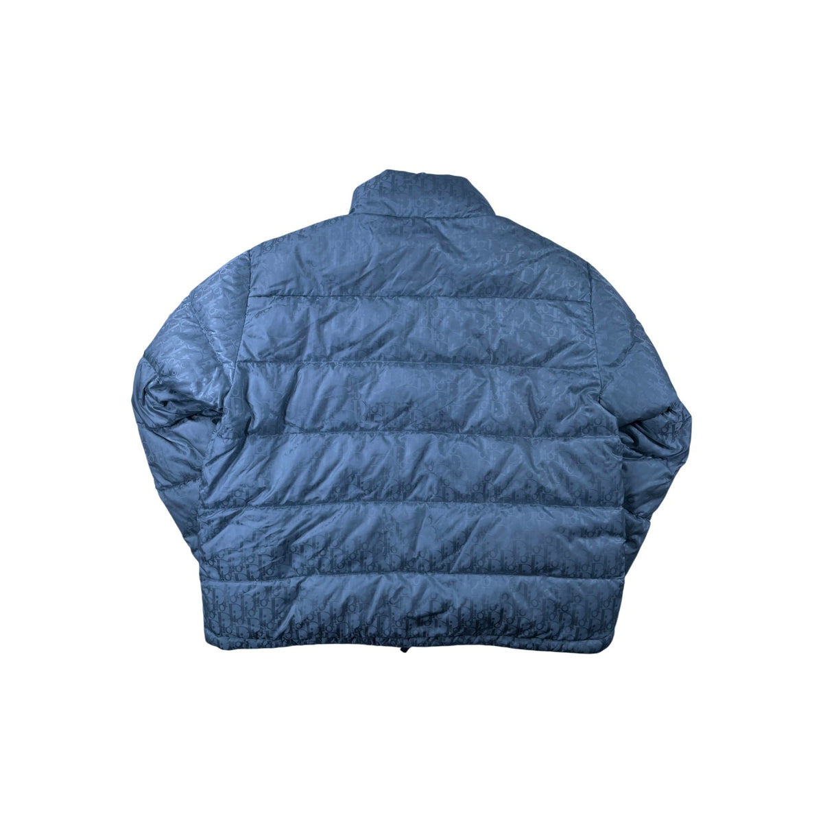 Dior Oblique Monogram Silver Puffer Jacket