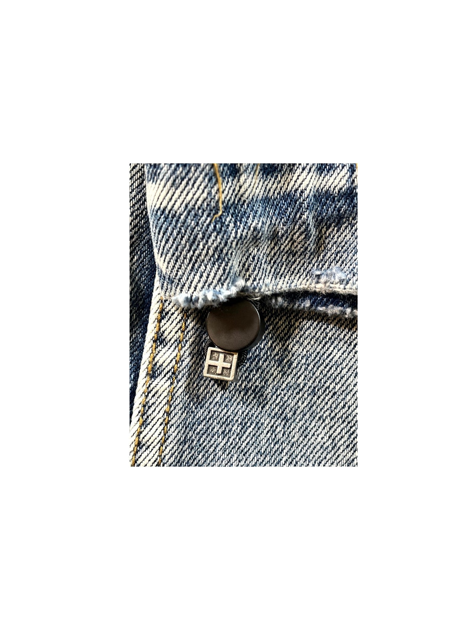 Ksubi Denim Light Wash Cargo Pants