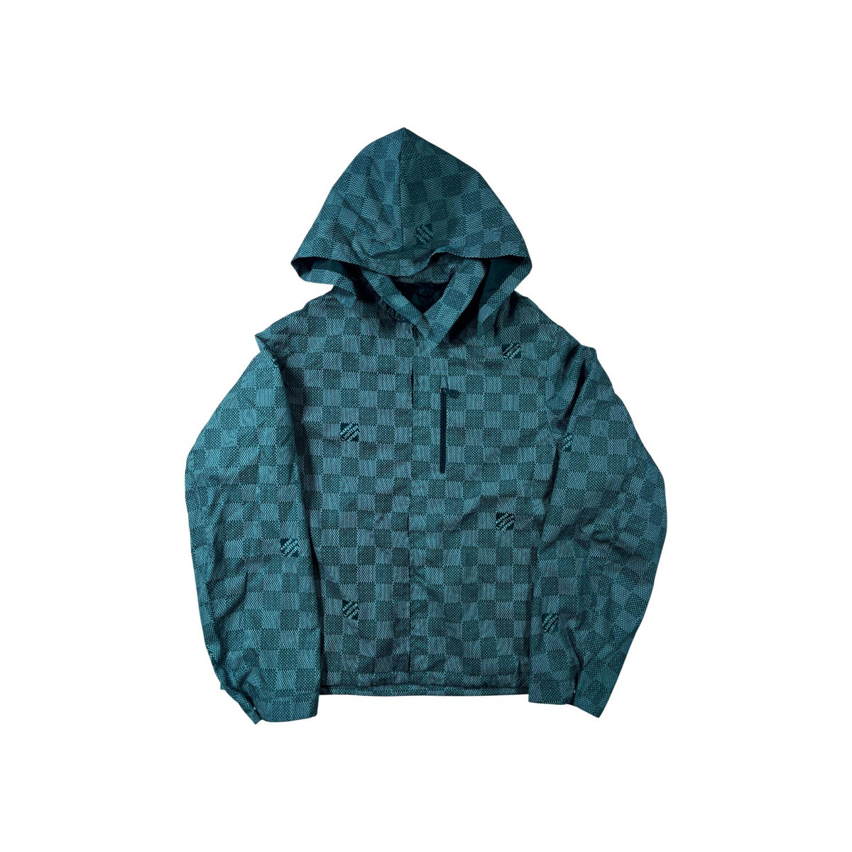 Louis Vuitton Damier Marque Teal Jacket