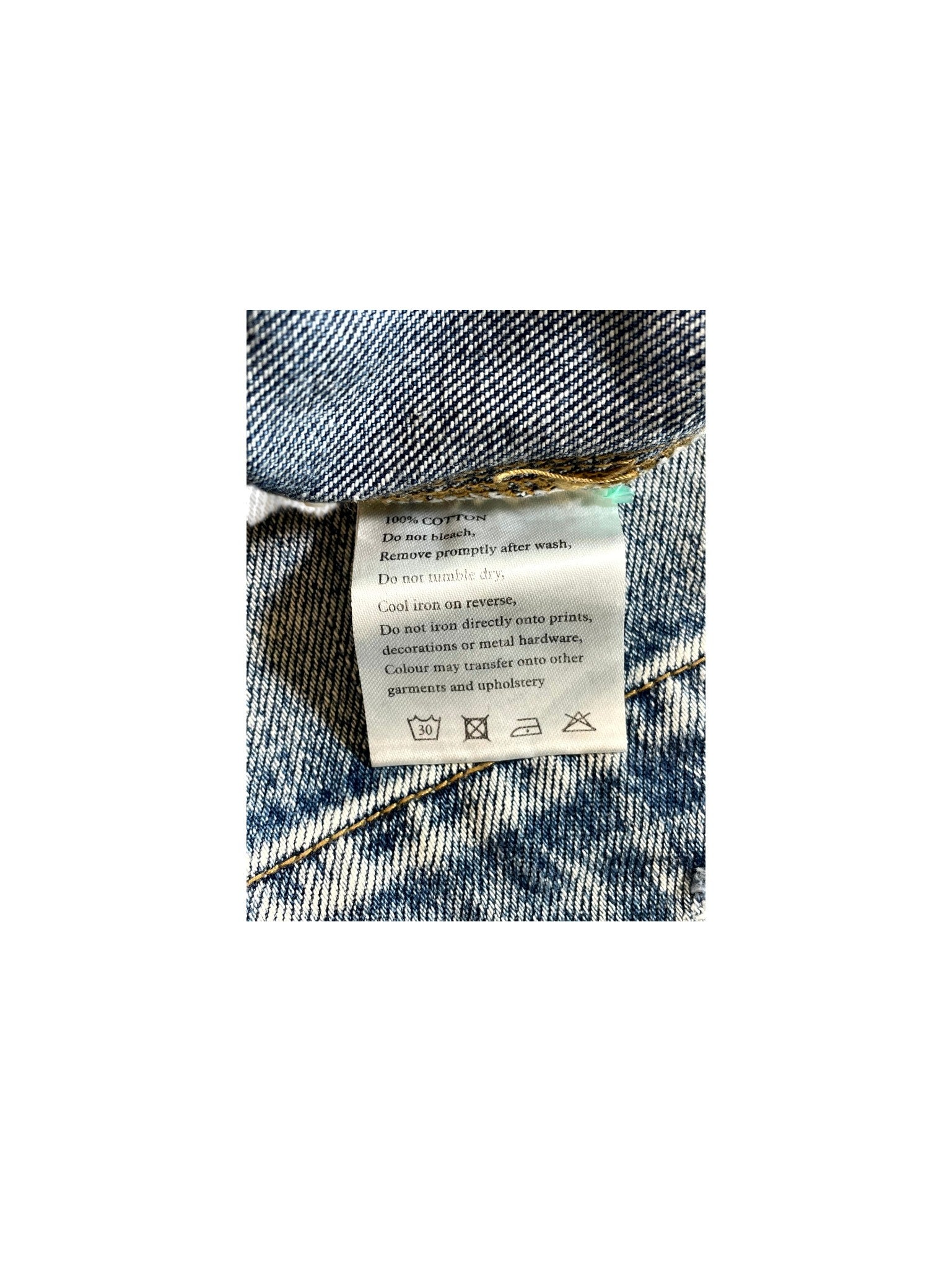 Ksubi Denim Light Wash Cargo Pants