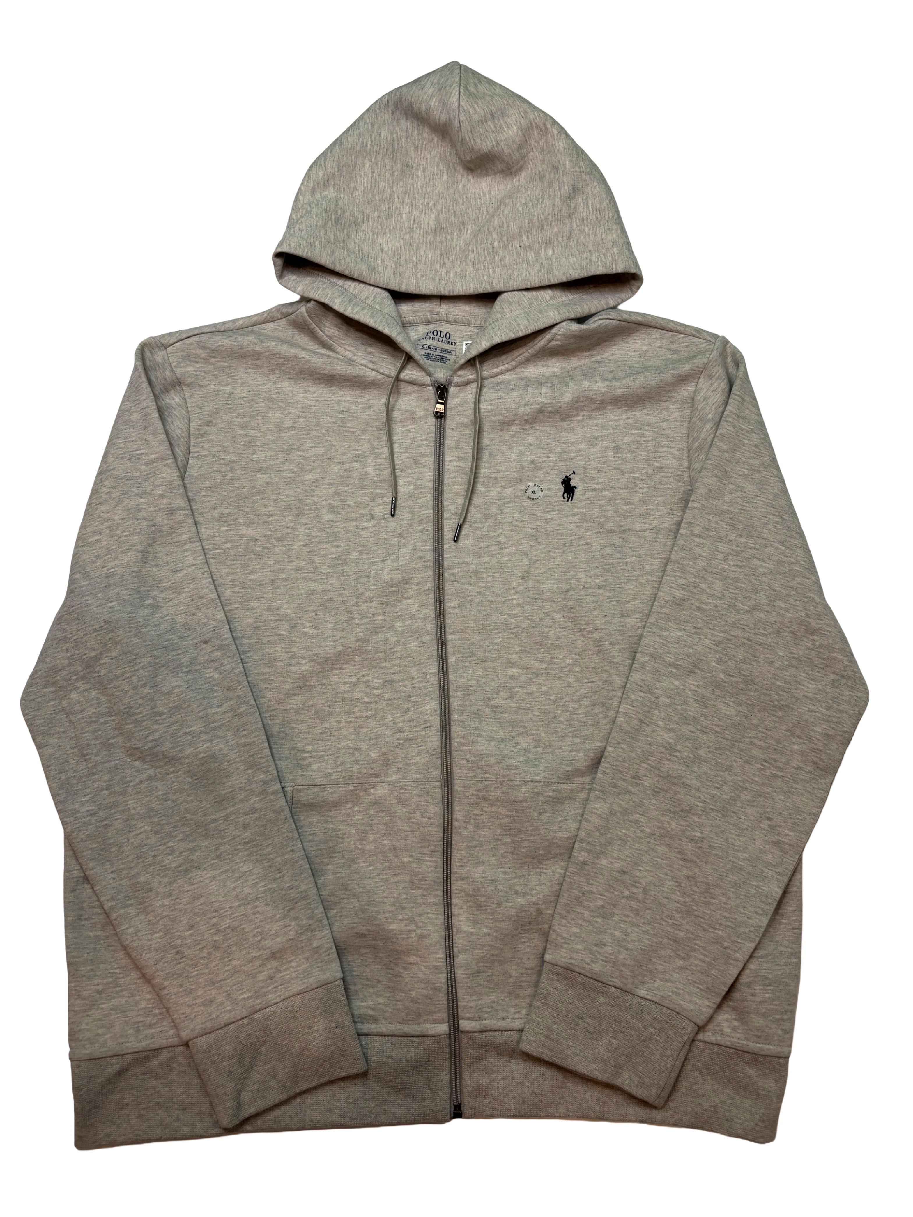Polo Grey Black Zip Up