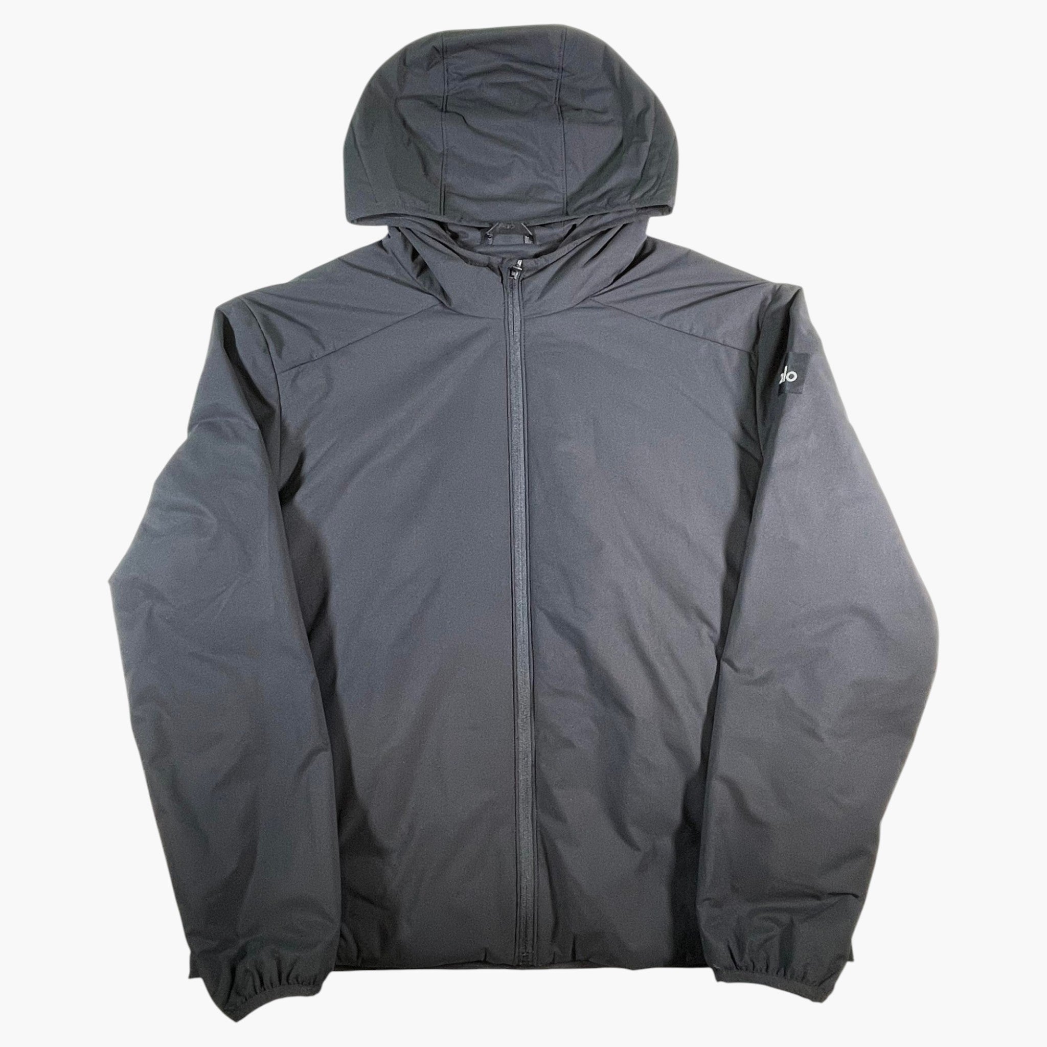 ALO Stretch Woven Notable Black Puffer Jacket