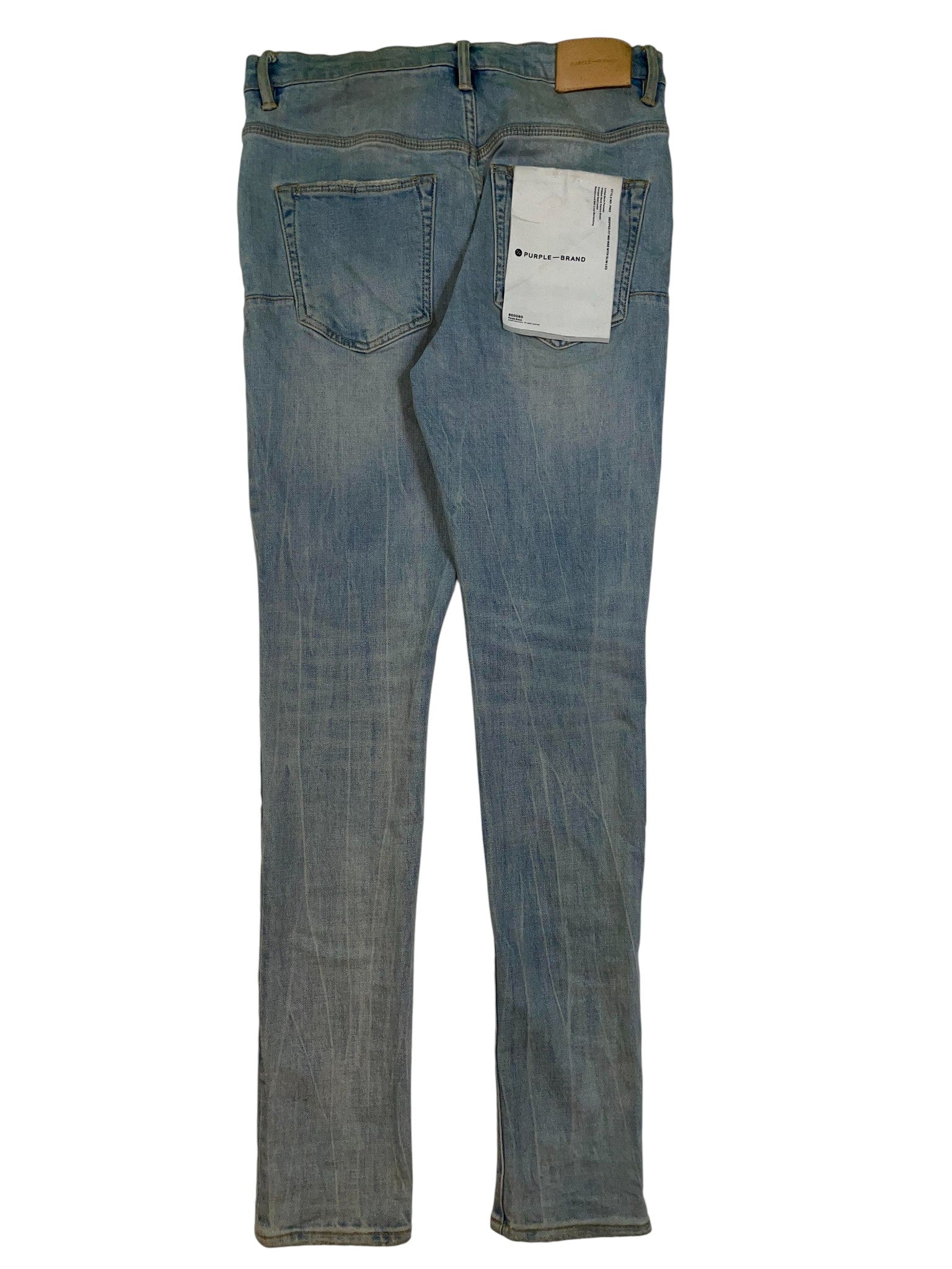 Purple Brand Light Wash Knee Rip Jeans