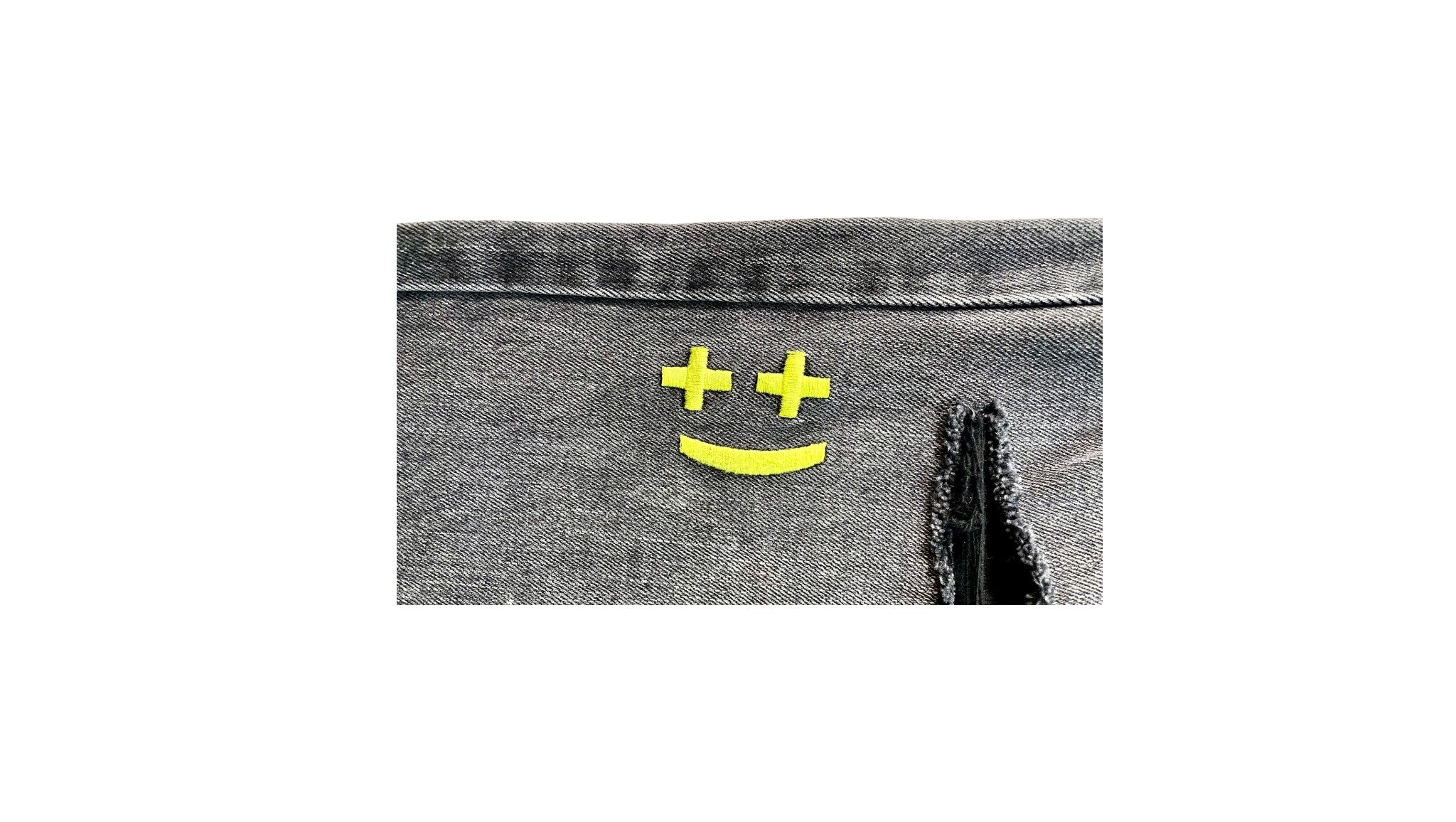 Ksubi Black Wash & Lime Jeans