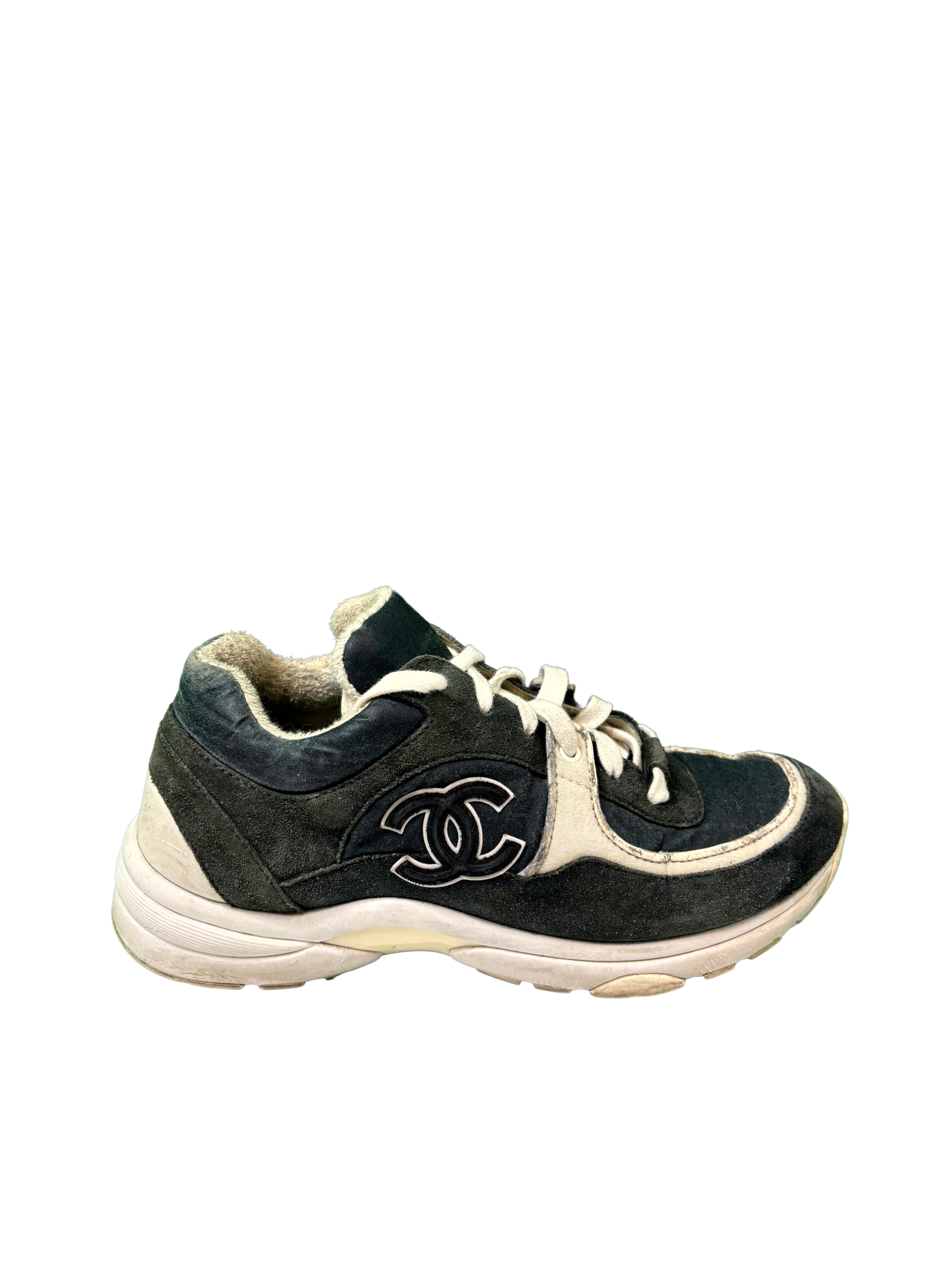 Chanel CC Charcoal Gray Runner