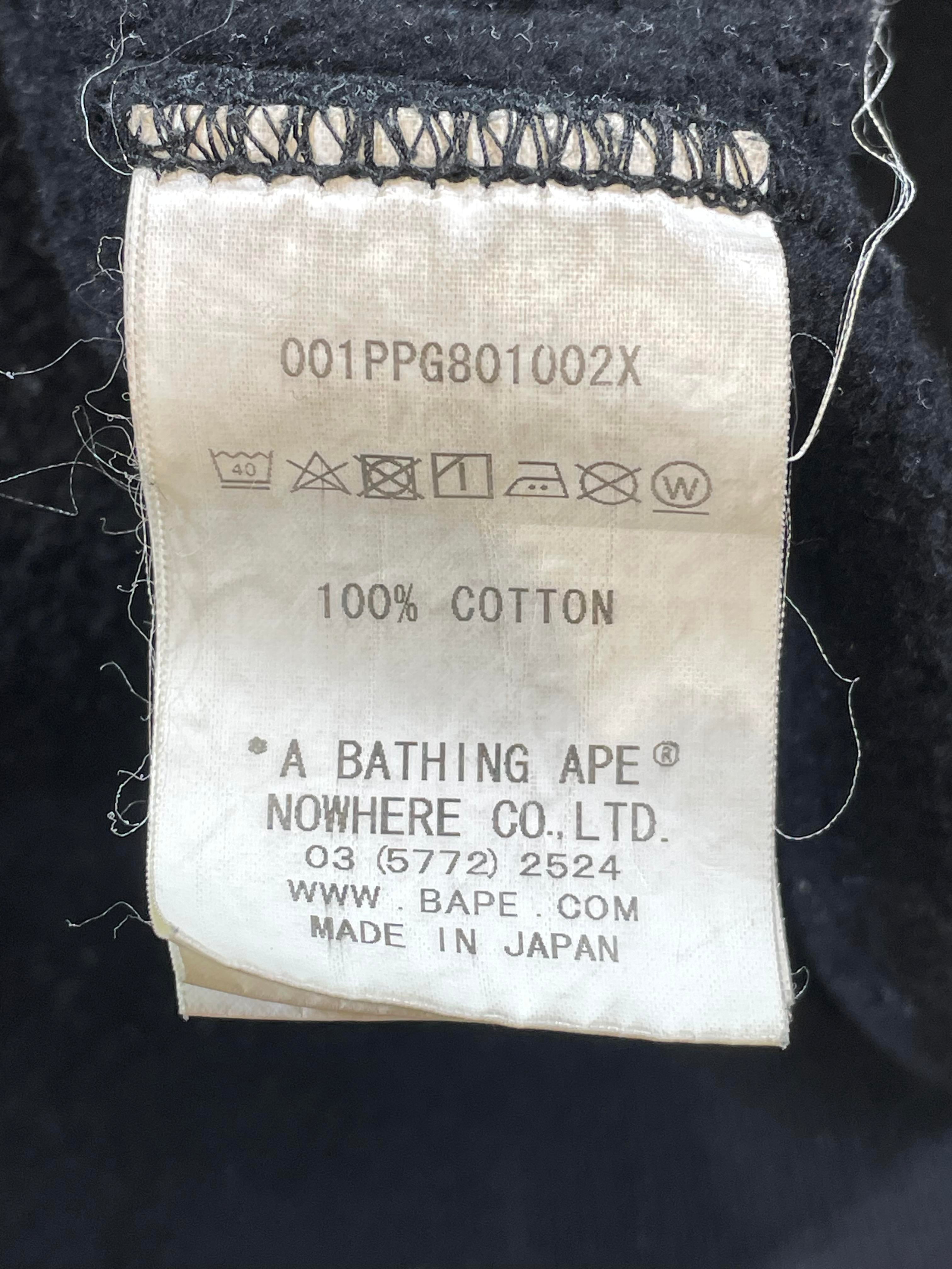 BAPE ABA Black & White Hoodie