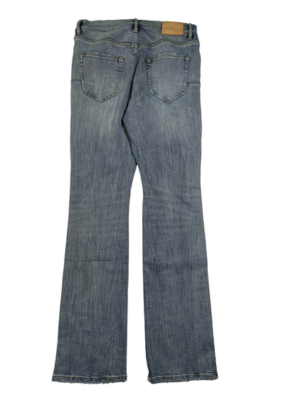 Purple Brand Light Wash Knee Rip Jeans