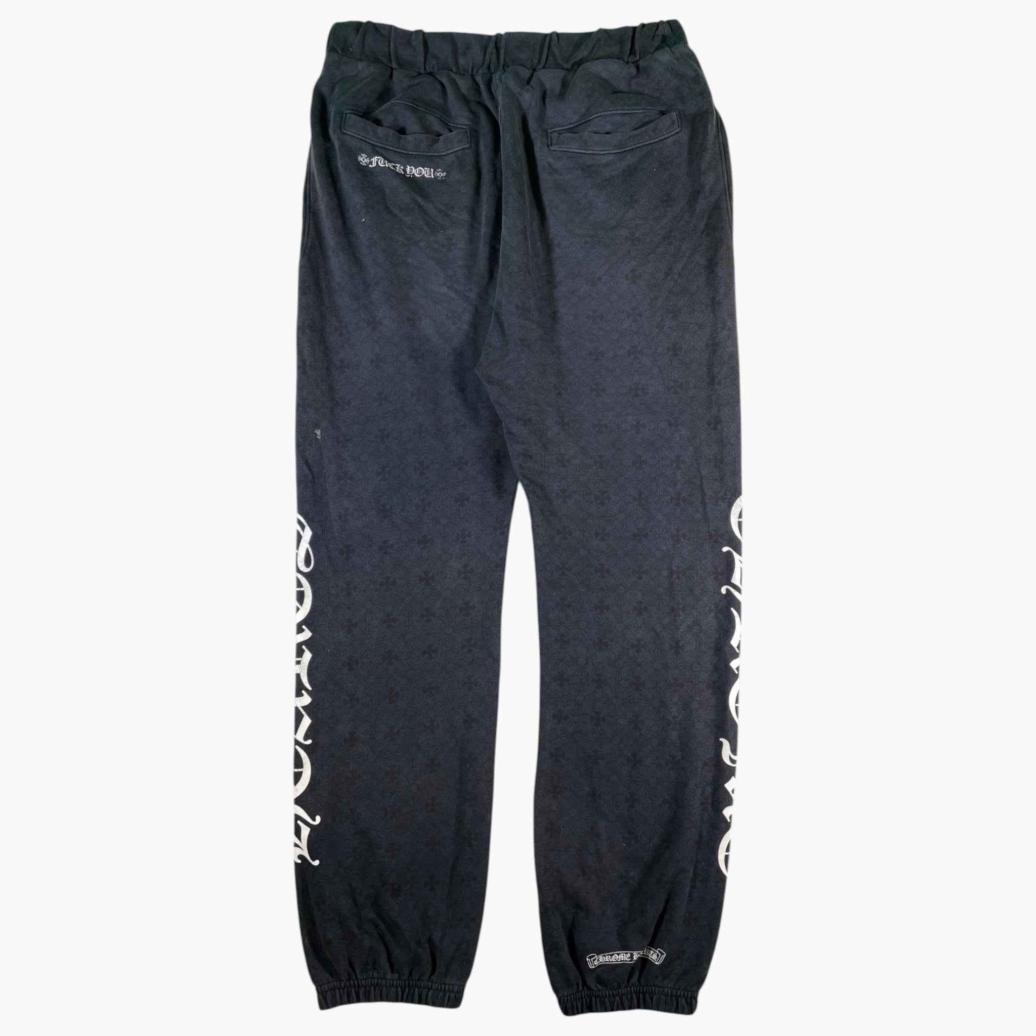 Chrome Hearts Monogram Horseshoe (With Pockets) Black Sweats