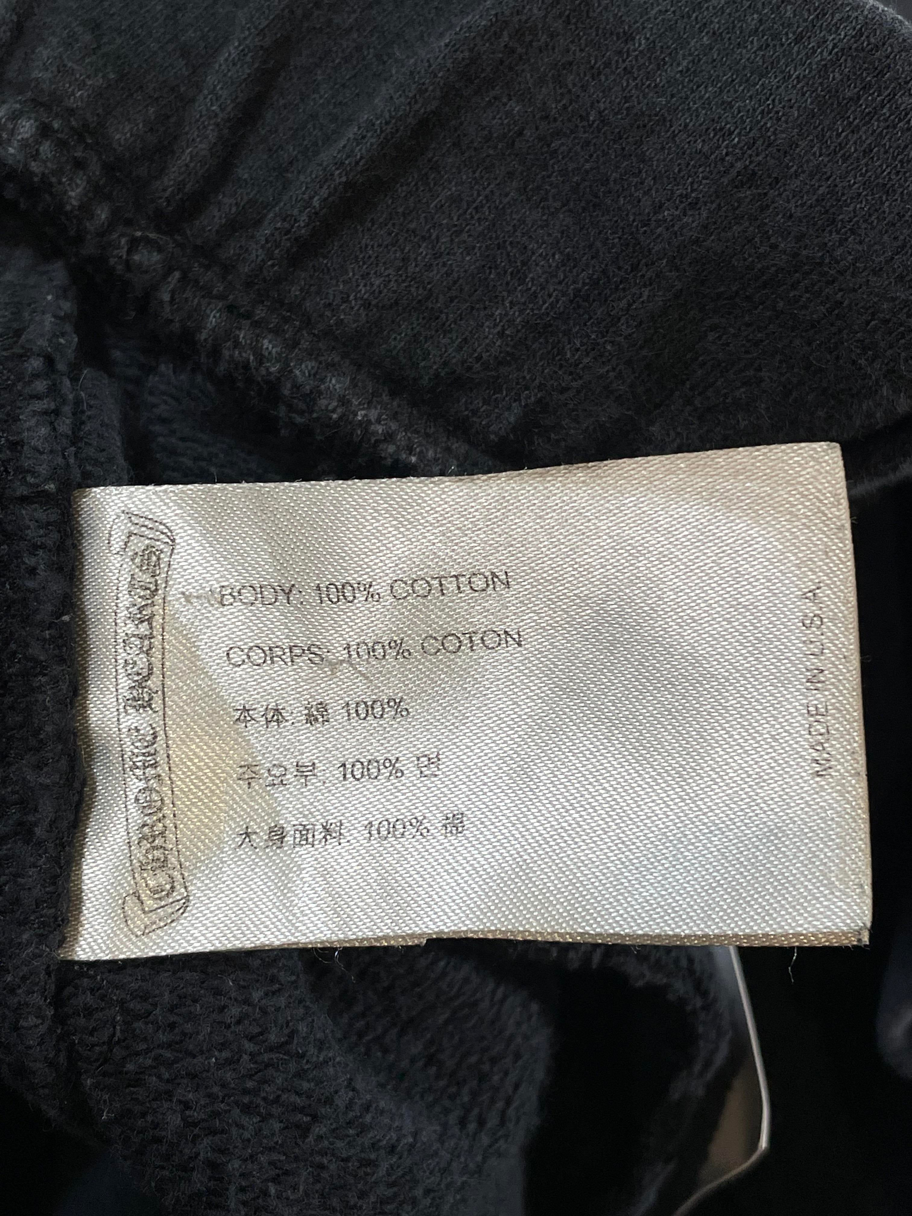 Chrome Hearts Monogram Horseshoe (With Pockets) Black Sweats